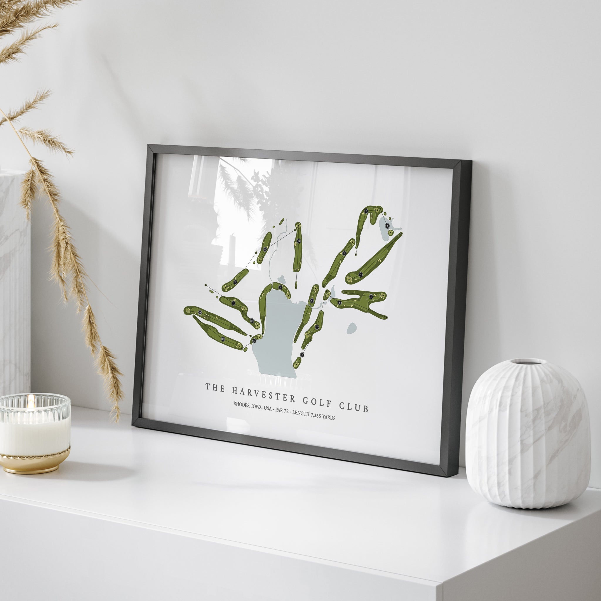 The Harvester Golf Club | Golf Course Map | On Table