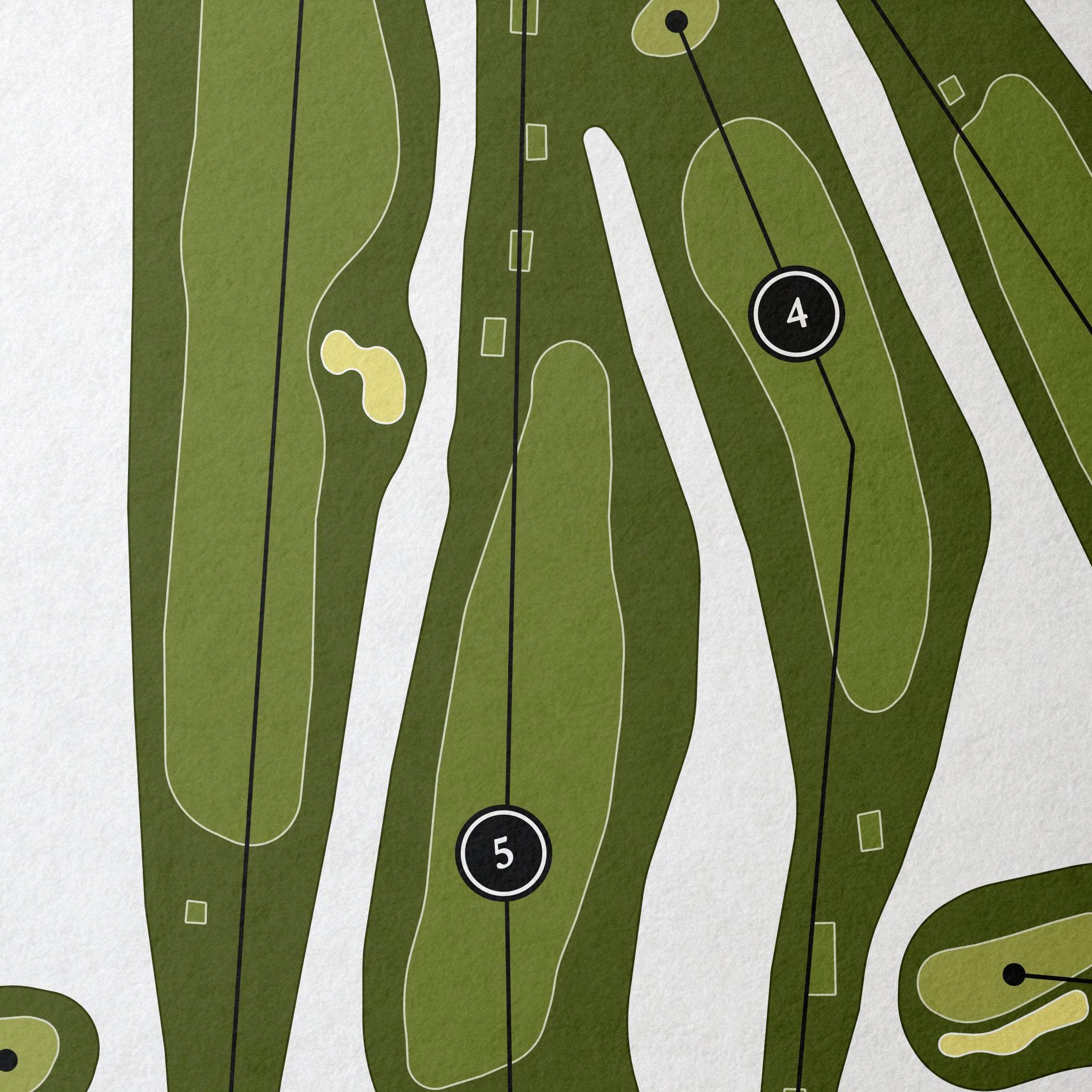 The Hill at Blacksburg Municipal Golf Course | Golf Course Print | Close+Up