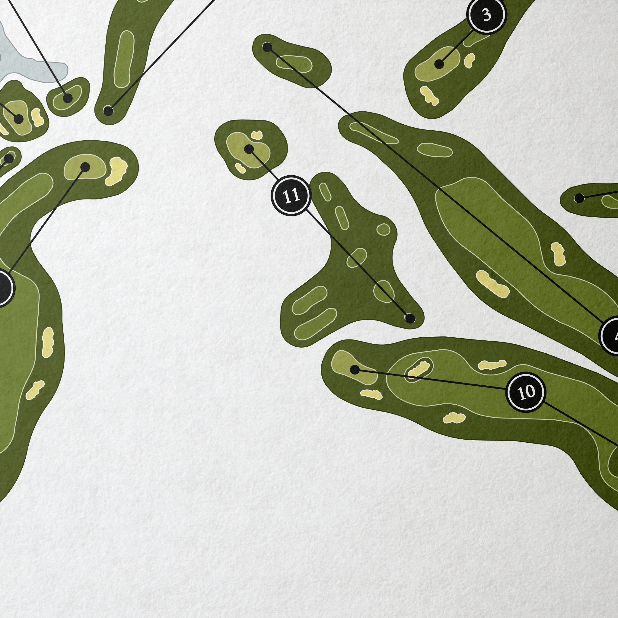 The Keep at McLemore Club | Golf Course Map | Close Up