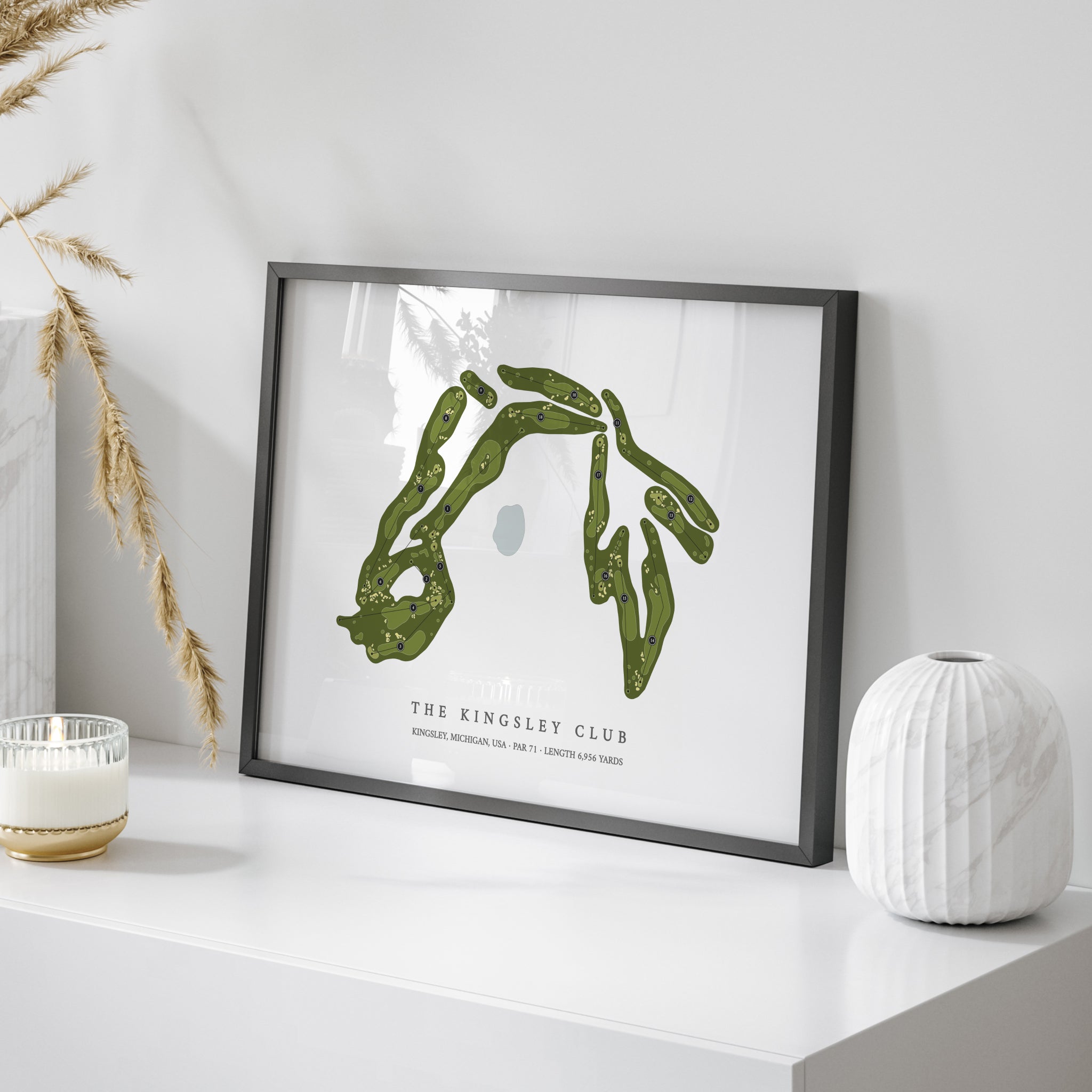 The Kingsley Club | Golf Course Map | On Table