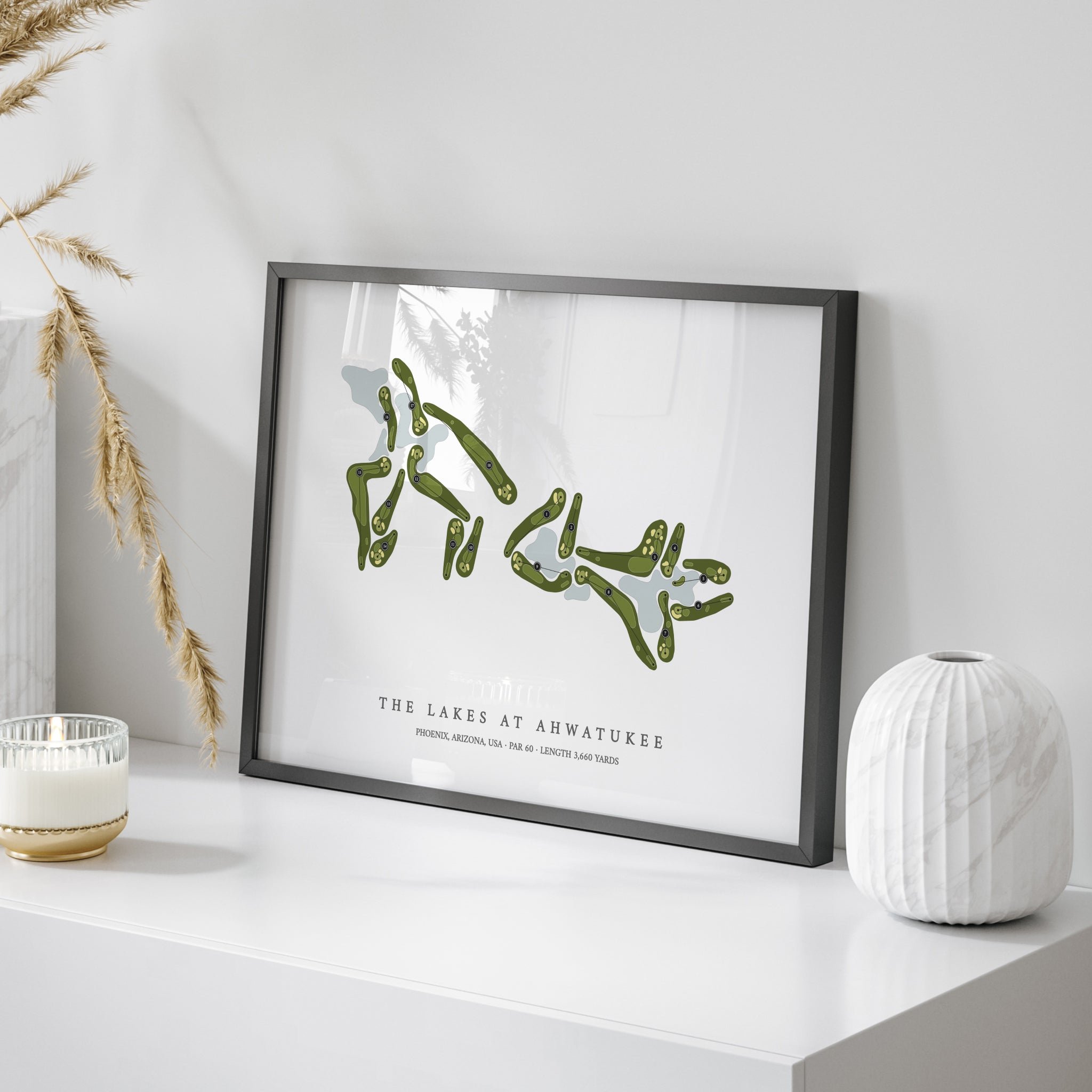 The Lakes At Ahwatukee | Golf Course Map | On+Table