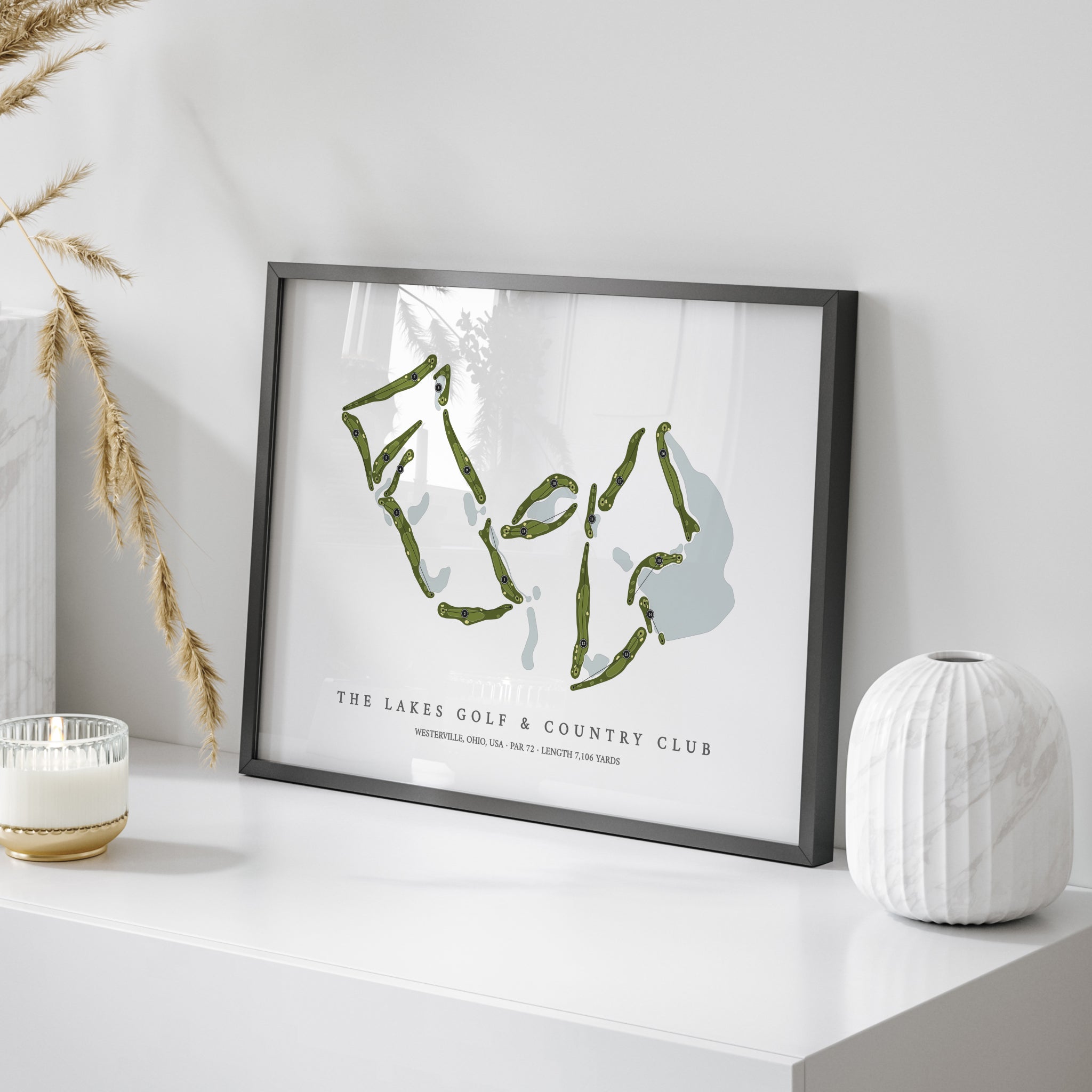 The Lakes Golf & Country Club | Golf Course Map | On Table