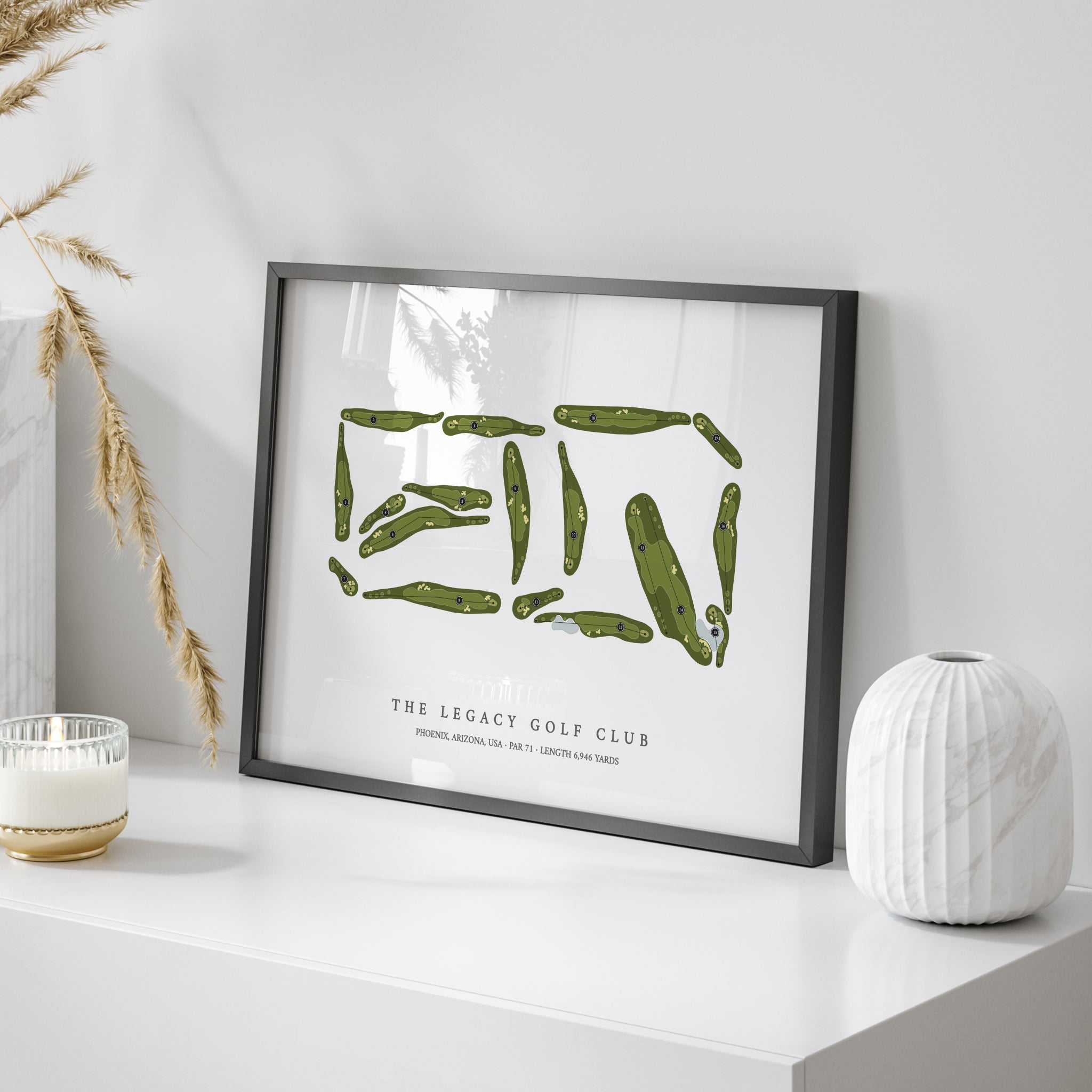 The Legacy Golf Club | Golf Course Map | On Table