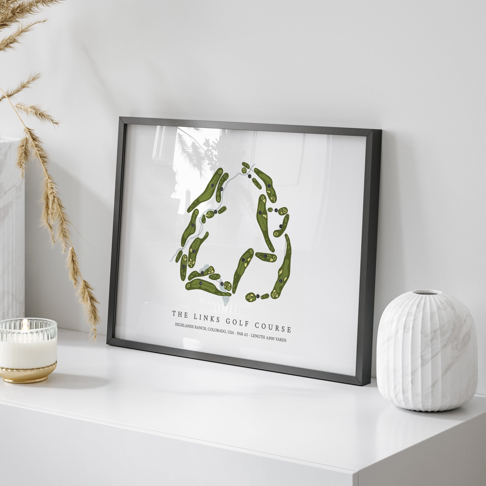 The Links Golf Course | Golf Course Map | On Table