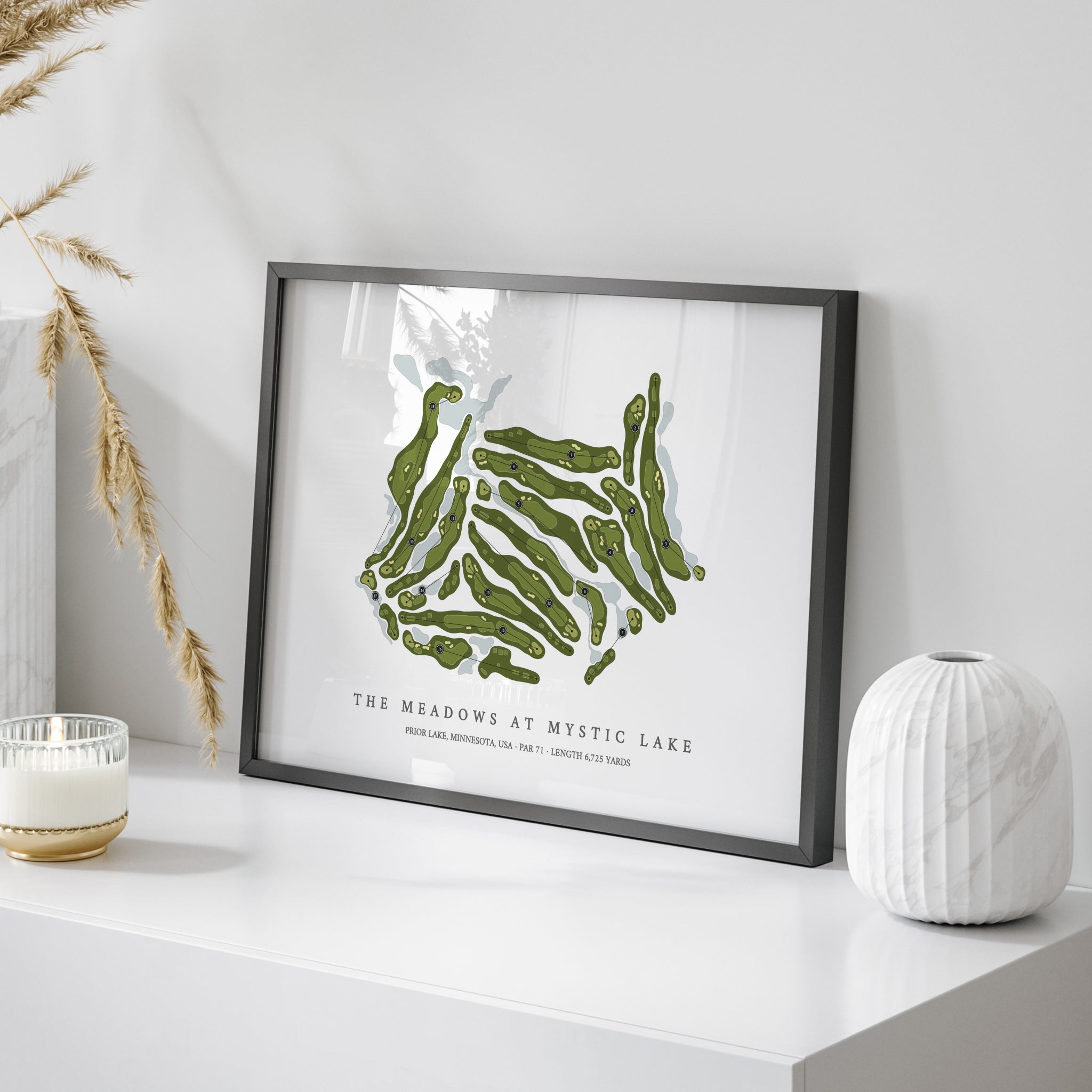 The Meadows at Mystic Lake | Golf Course Map | On Table