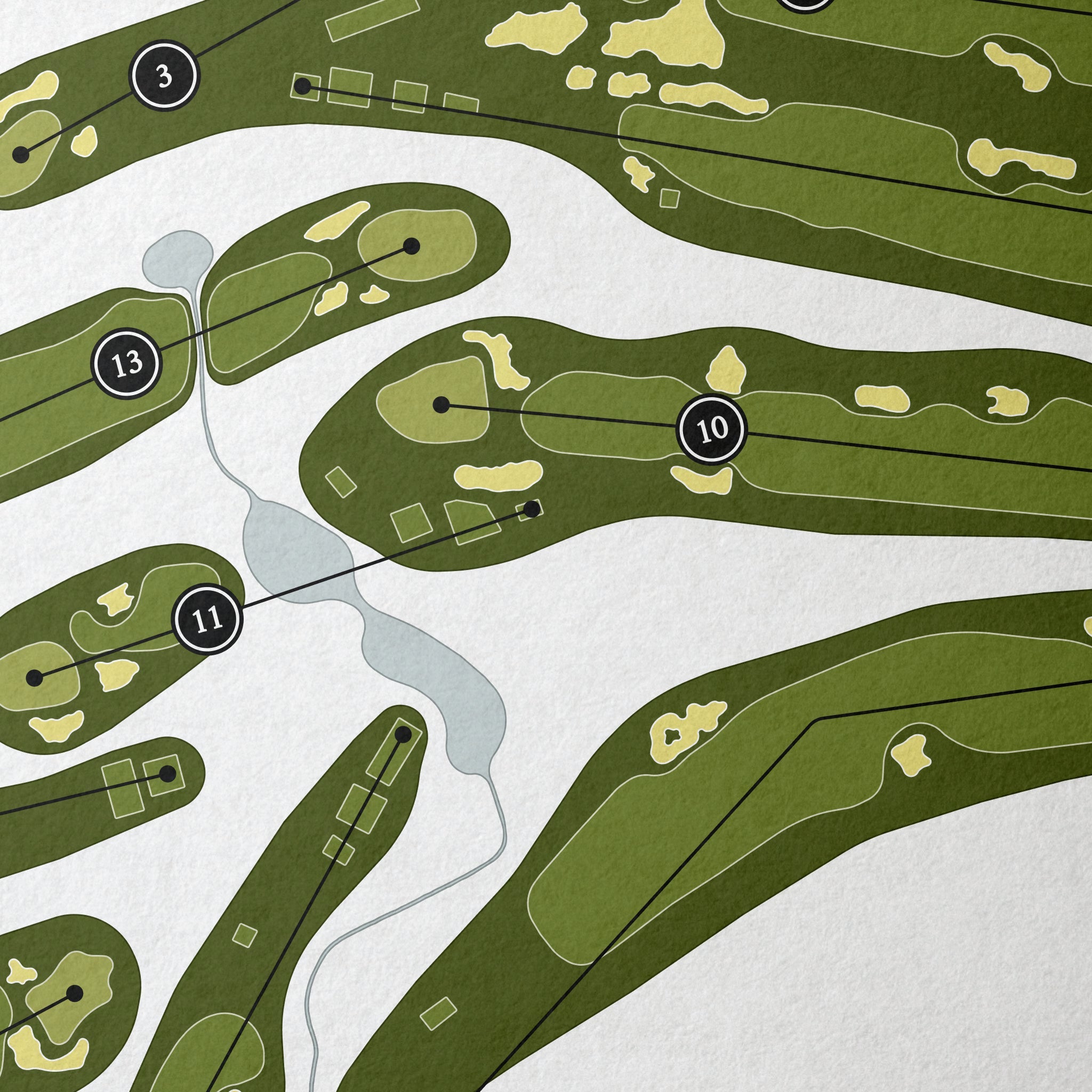 The Minikahda Club | Golf Course Map | Close Up