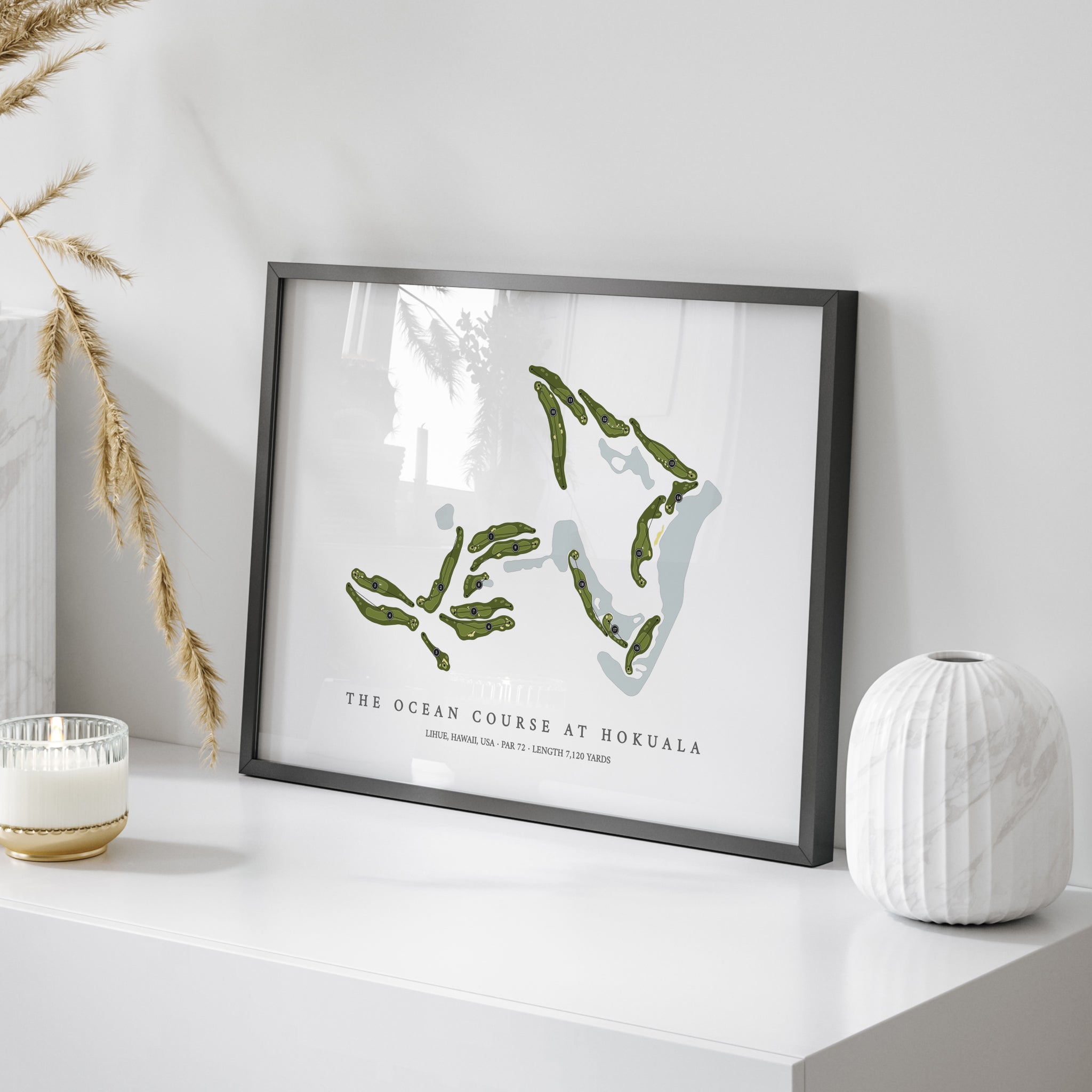 The Ocean Course at Hokuala | Golf Course Print | On+Table