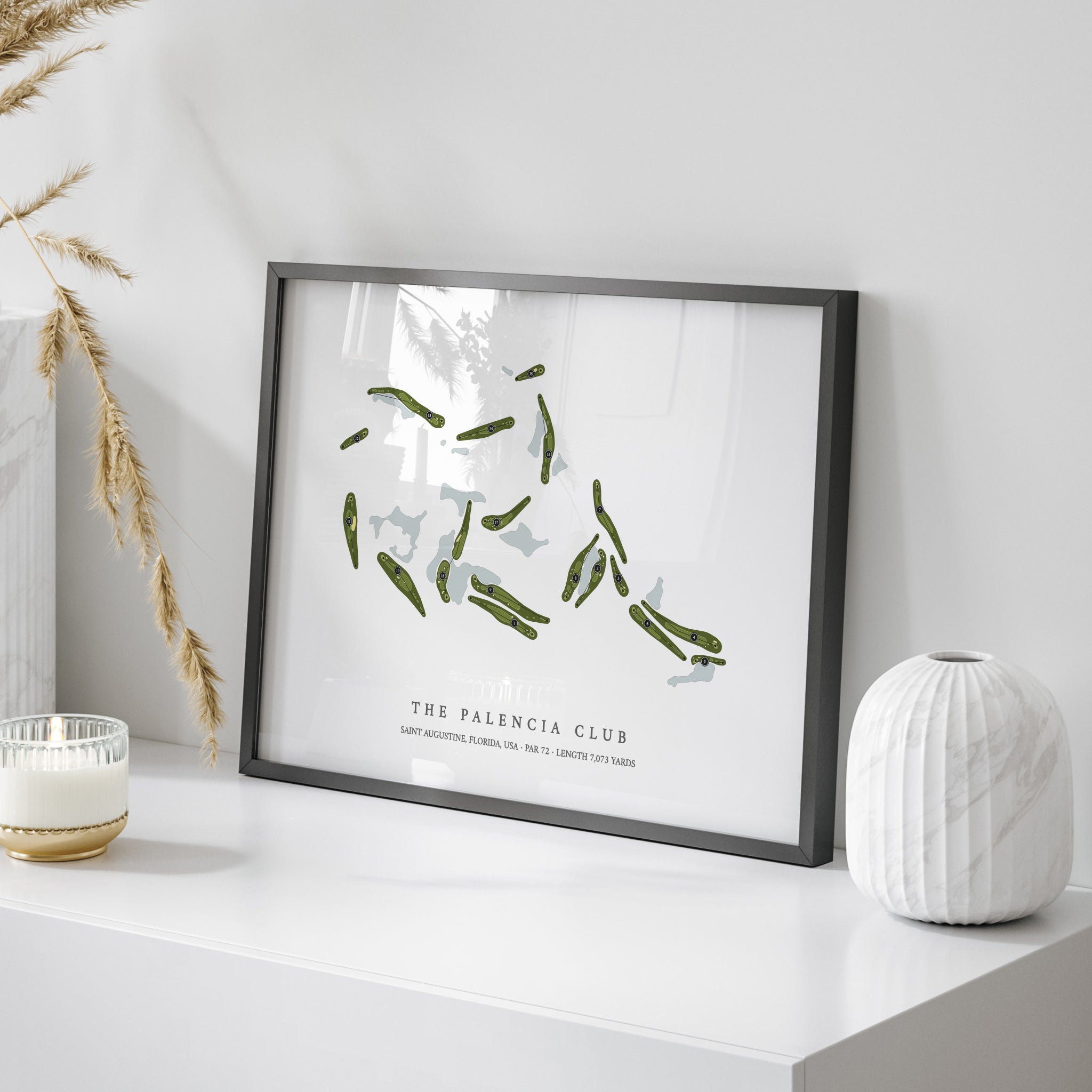 The Palencia Club | Golf Course Print | On+Table