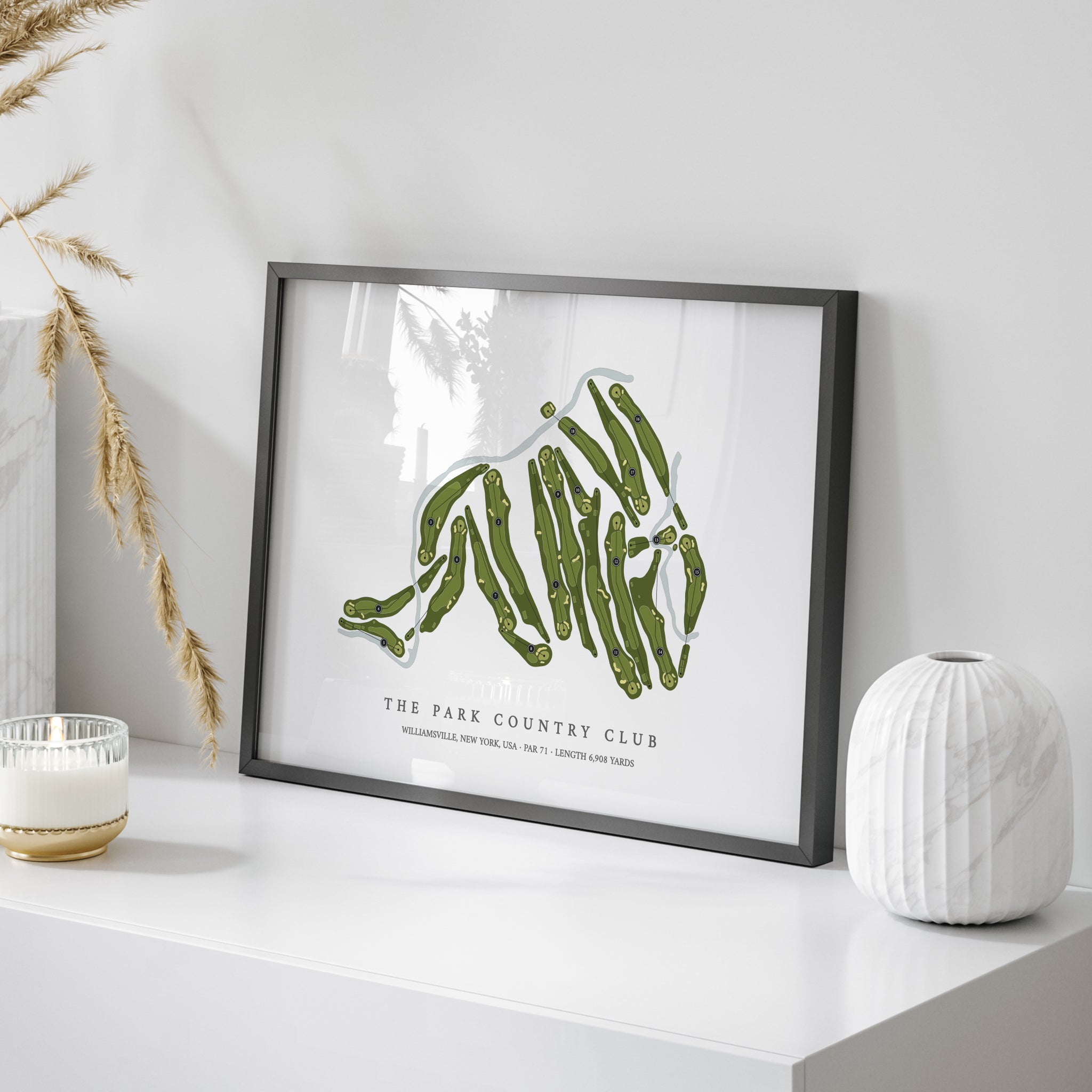 The Park Country Club | Golf Course Map | On Table