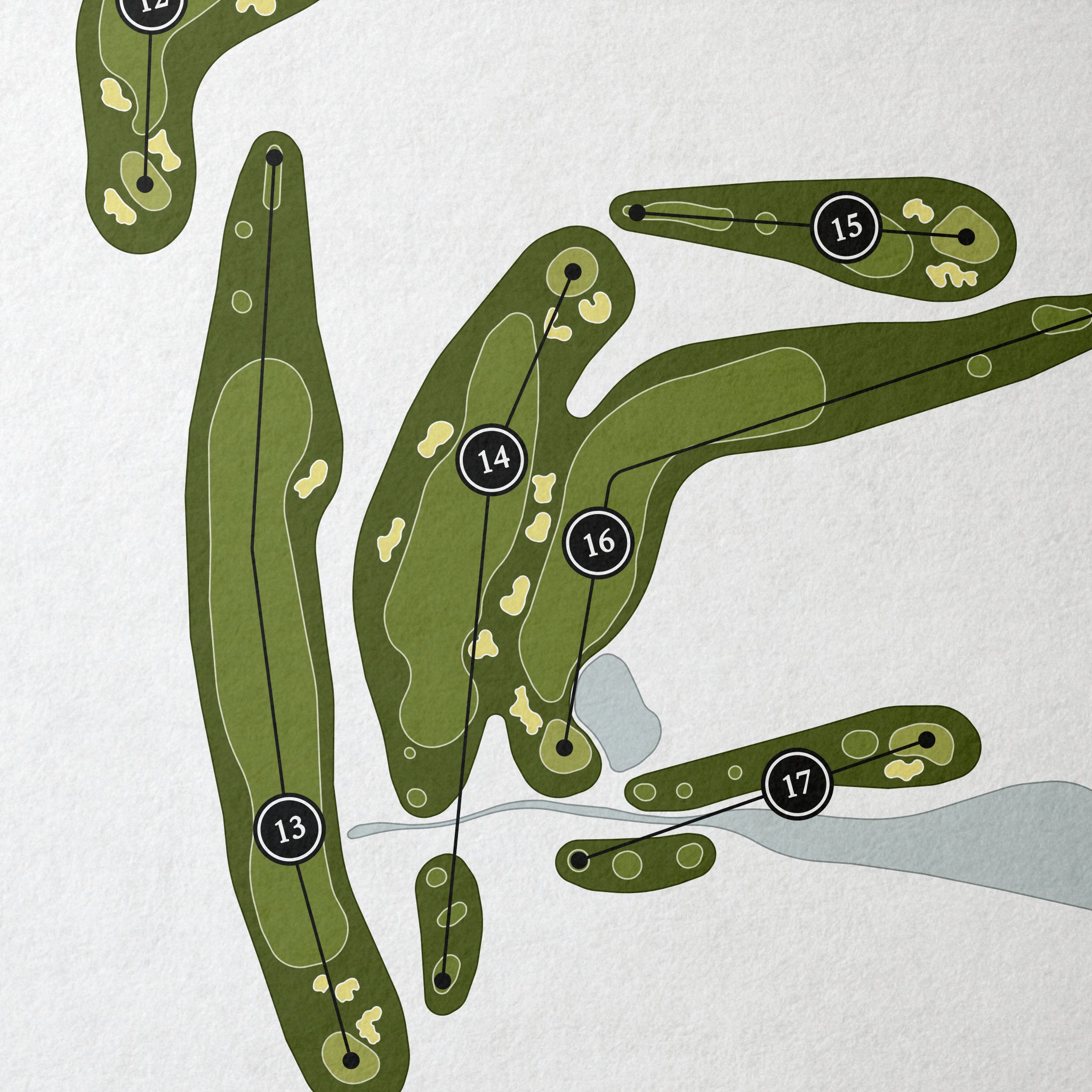 The Patriot Golf Club at Grand Harbor | Golf Course Map | Close+Up