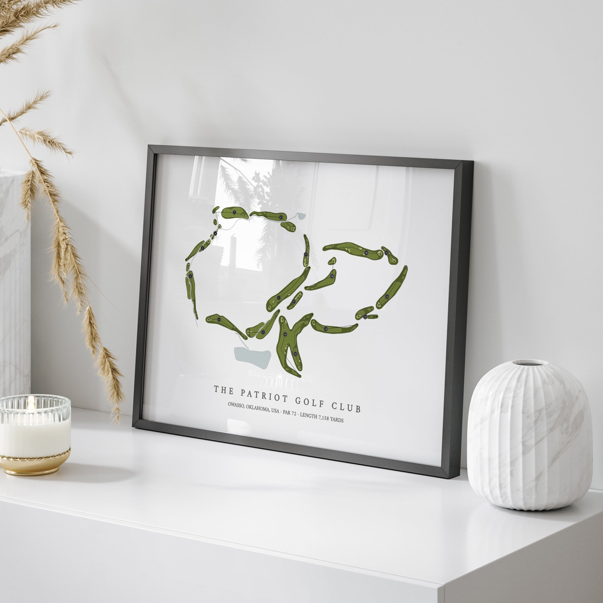 The Patriot Golf Club | Golf Course Map | On+Table