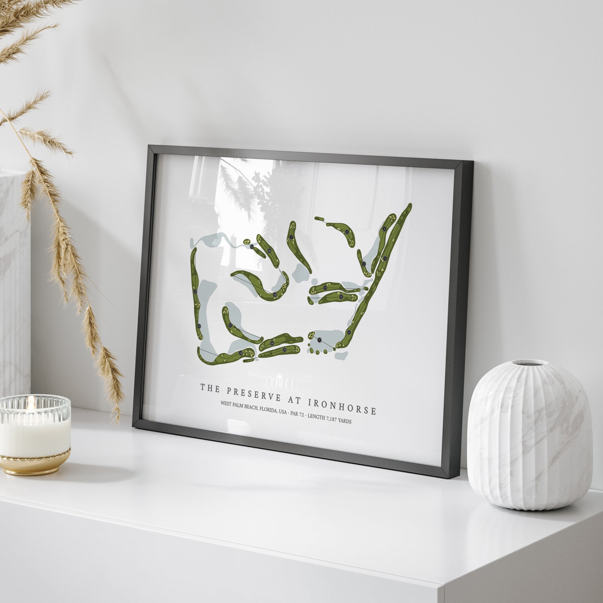 The Preserve at Ironhorse | Golf Course Map | On Table