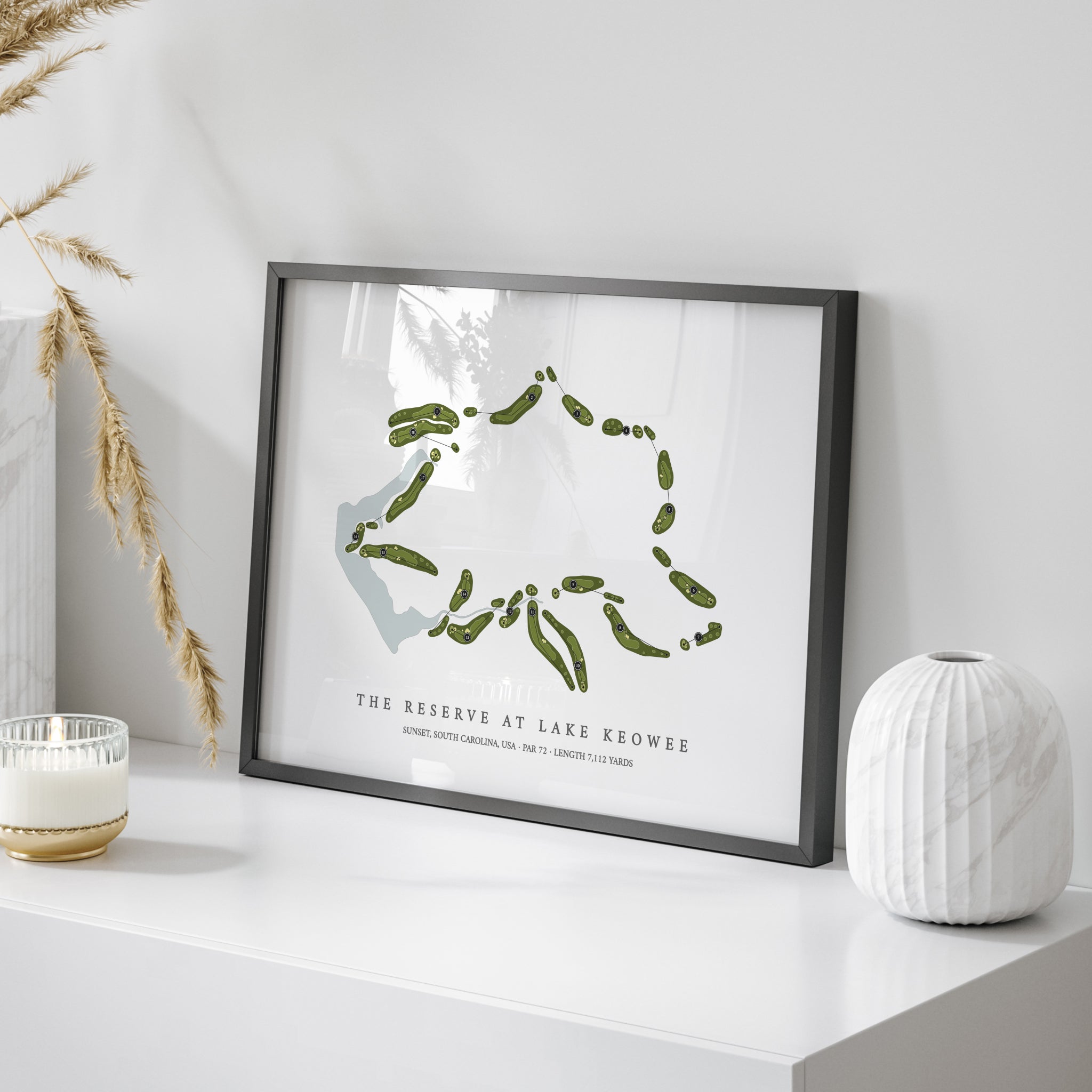 The Reserve At Lake Keowee | Golf Course Map | On Table