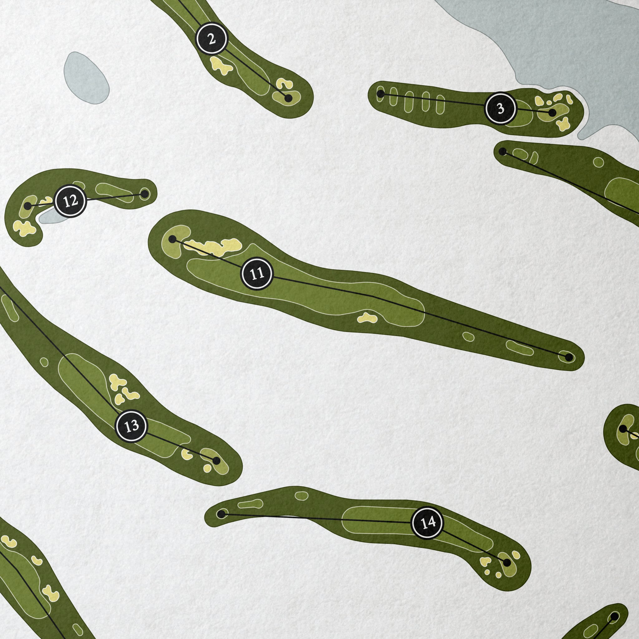 The Reserve Club At Woodside Plantation - The Reserve Course | Golf Course Map | Close Up