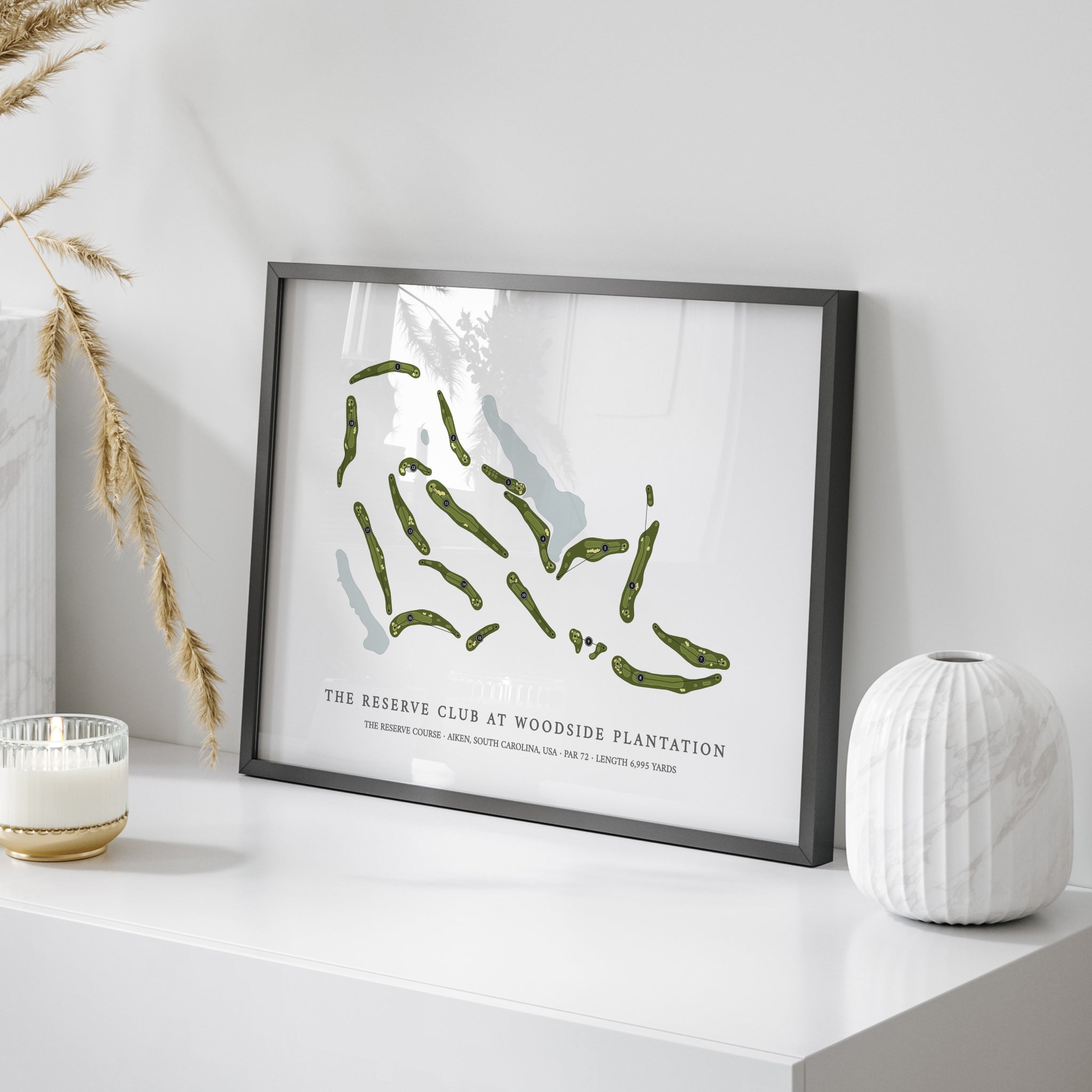 The Reserve Club At Woodside Plantation - The Reserve Course | Golf Course Map | On Table