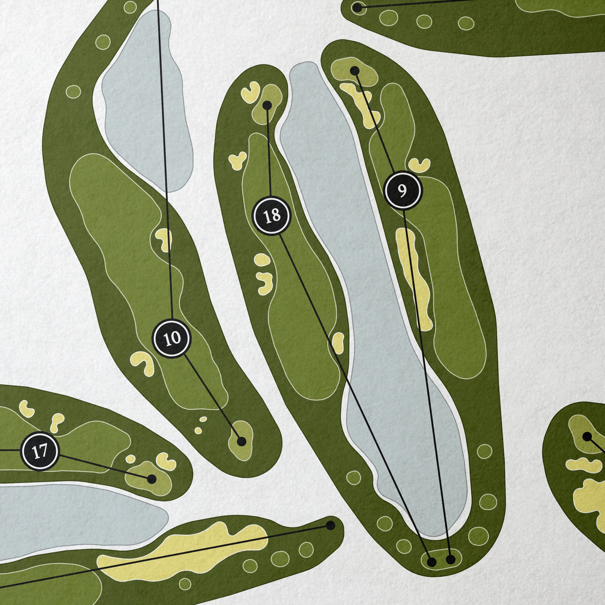 The Reserve at Spanos Park | Golf Course Map | Close+Up