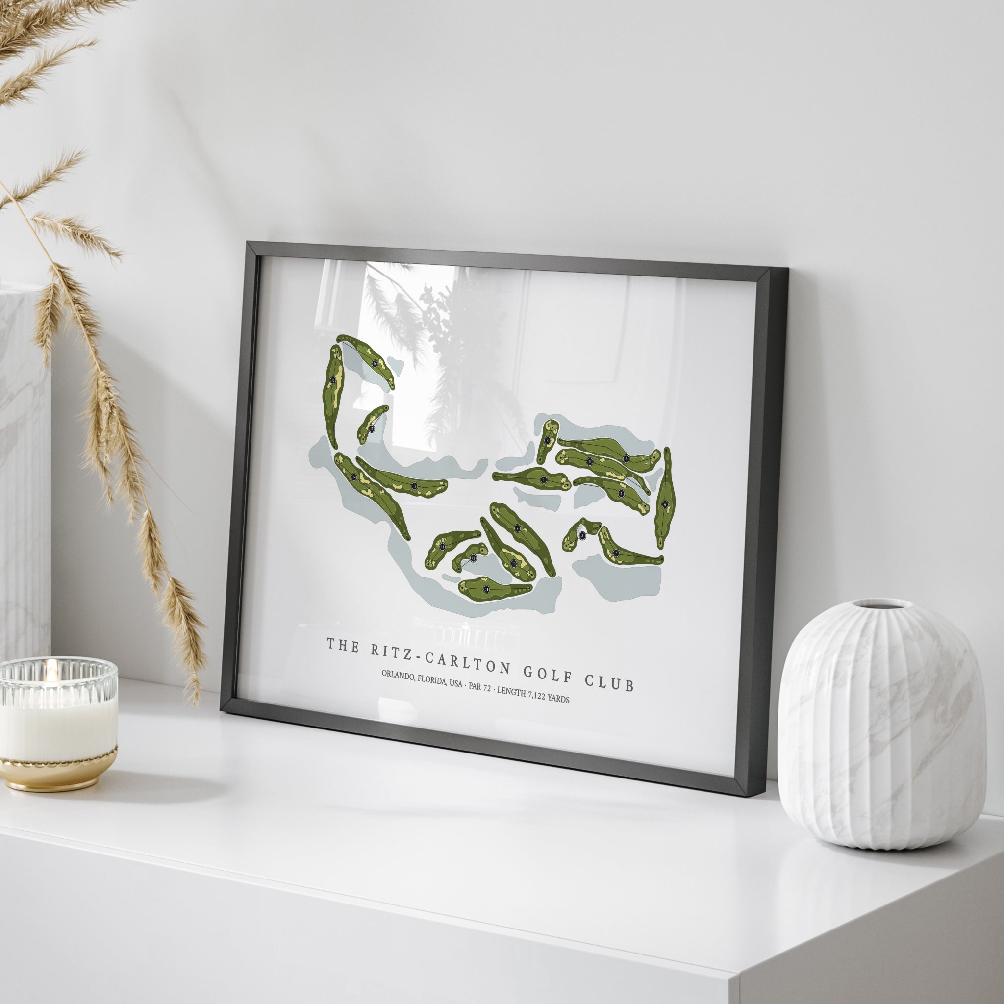 The Ritz-Carlton Golf Club | Golf Course Print | On Table