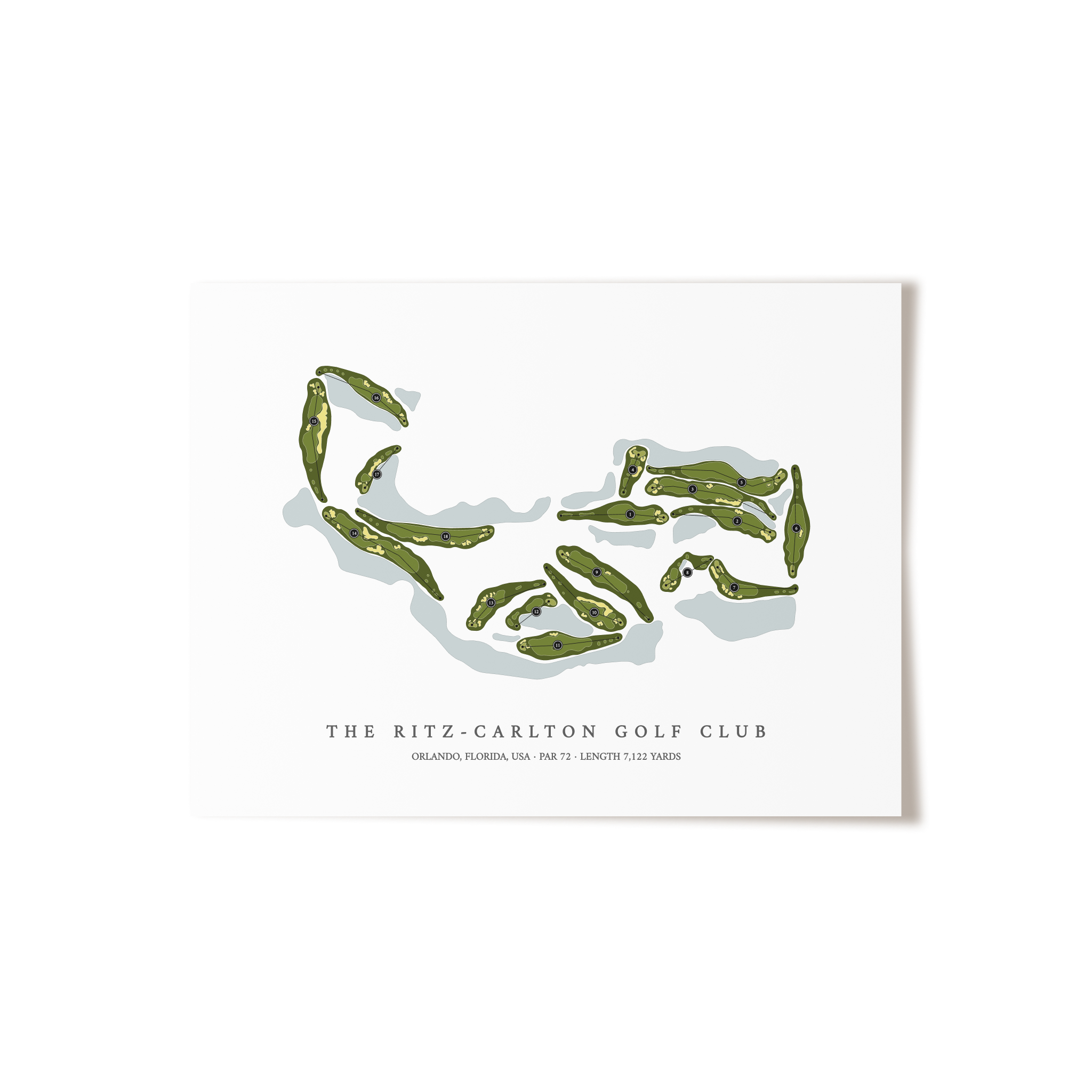The Ritz-Carlton Golf Club | Golf Course Print | Unframed