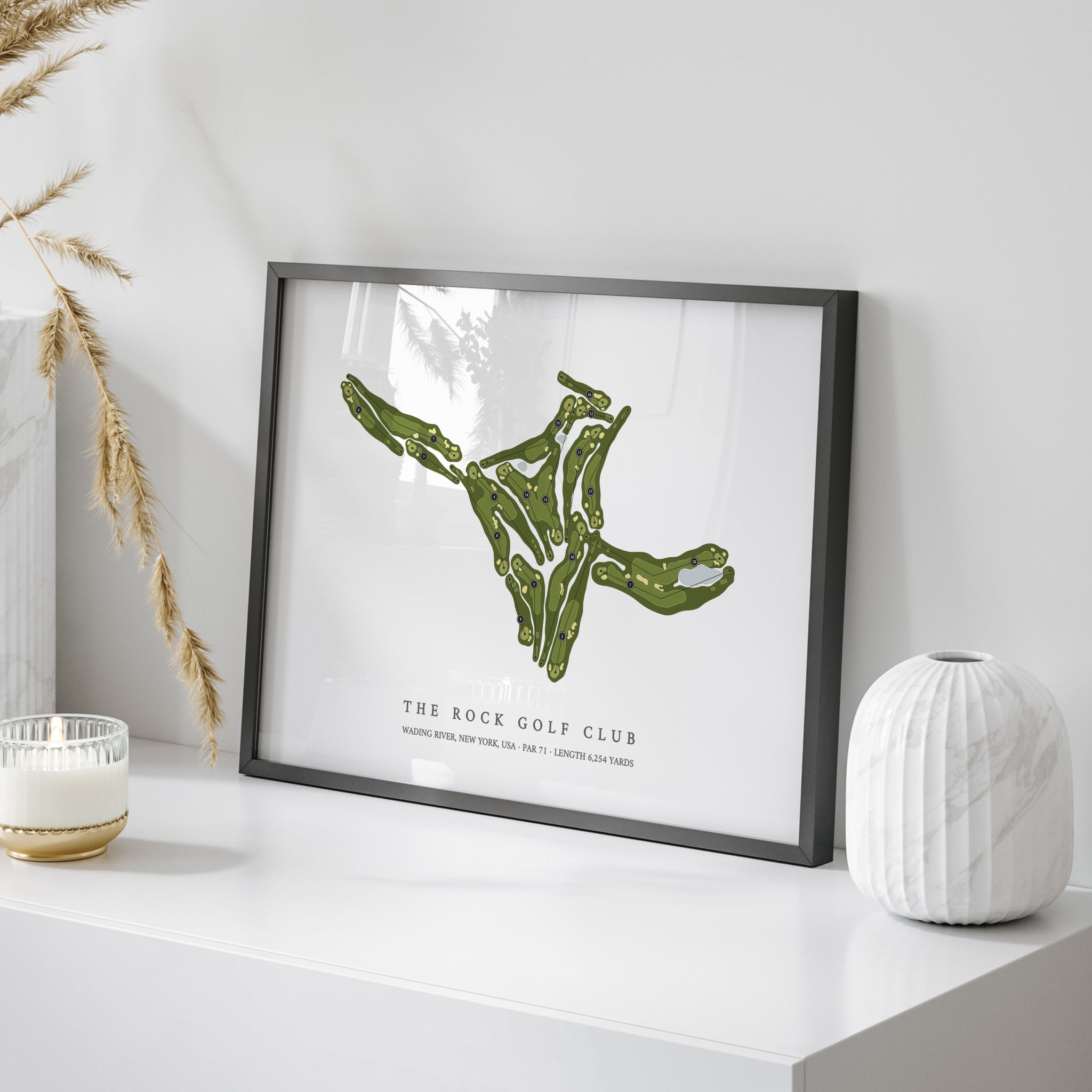 The Rock Golf Club | Golf Course Map | On Table
