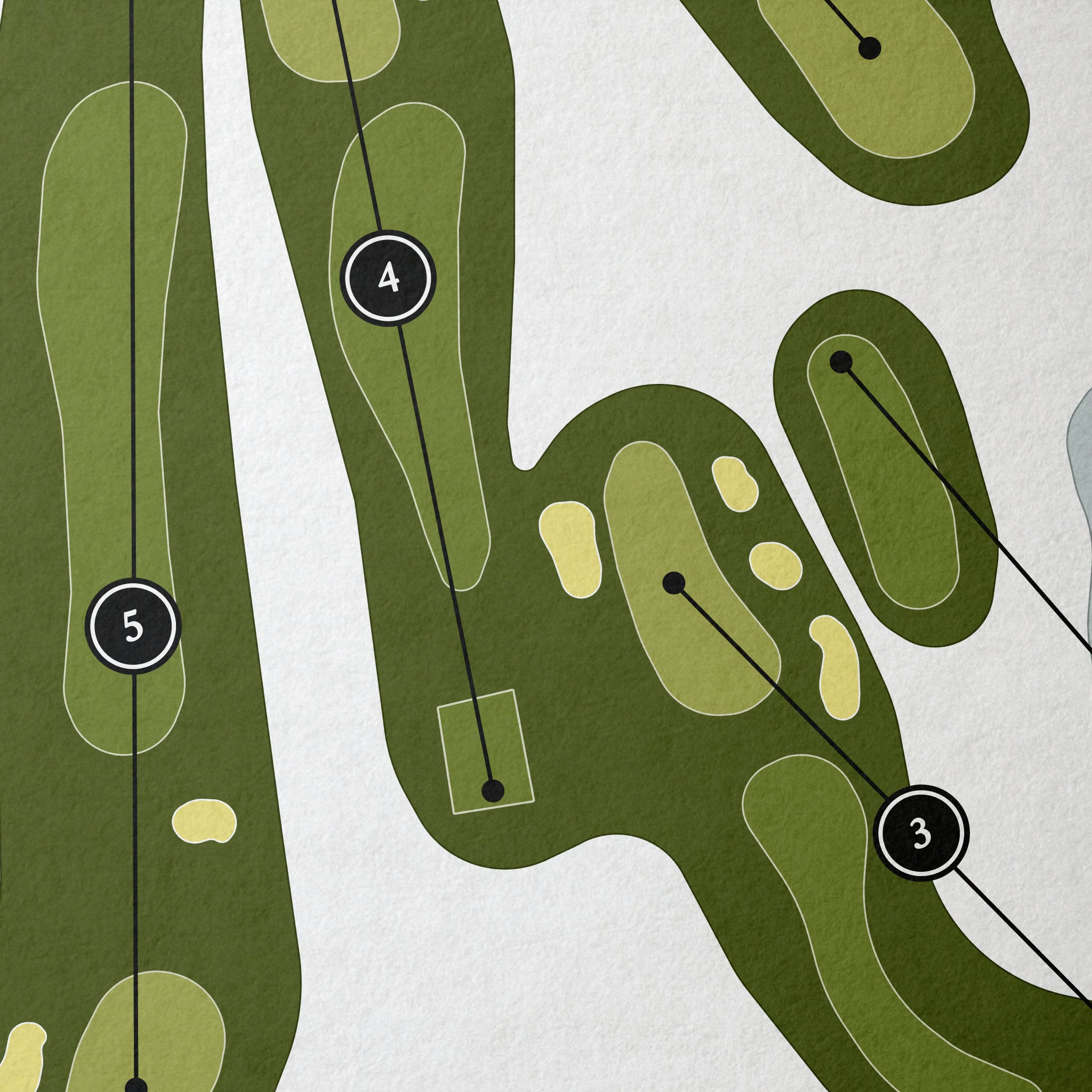 The Saddle at GlenCove | Golf Course Print | Close+Up