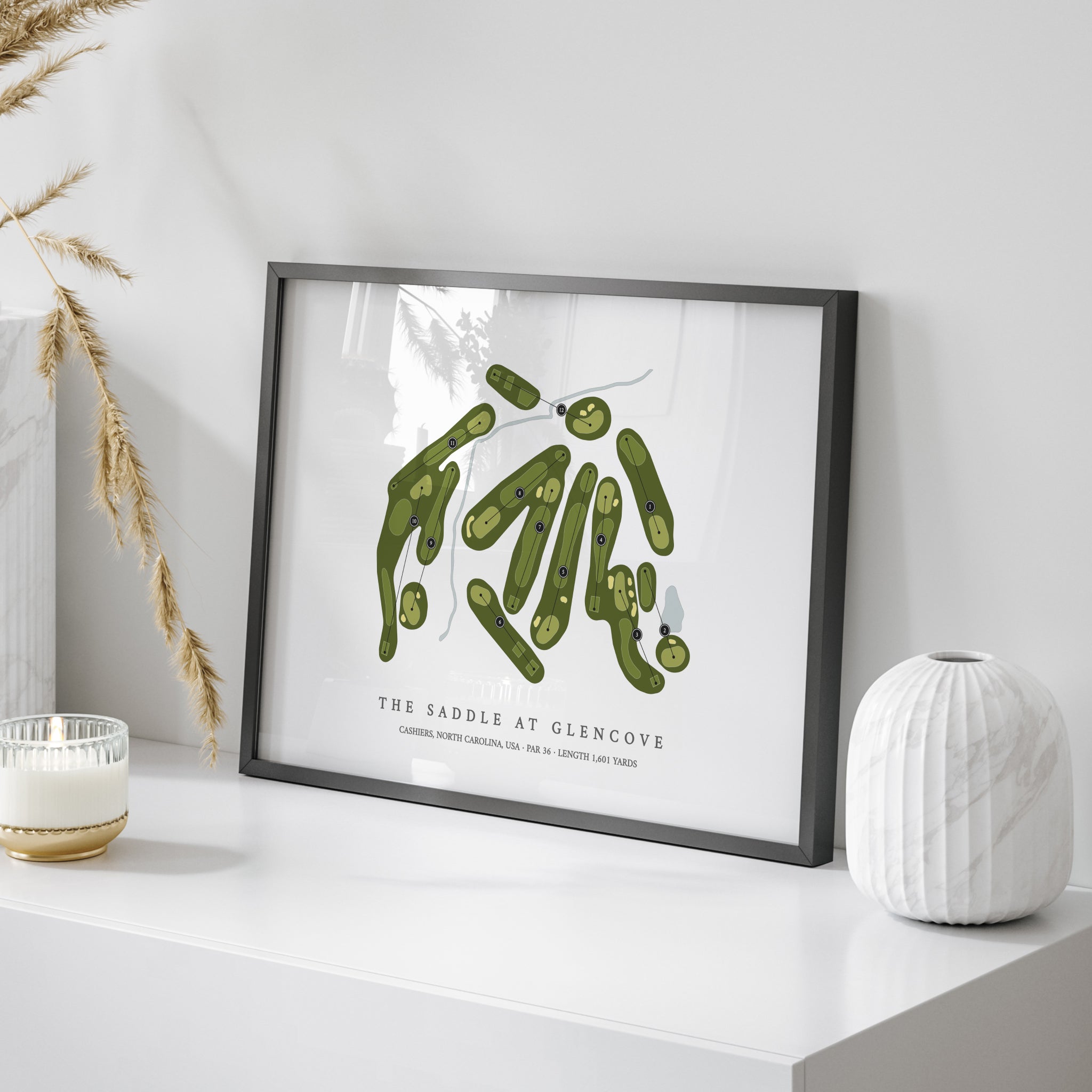 The Saddle at GlenCove | Golf Course Print | On+Table