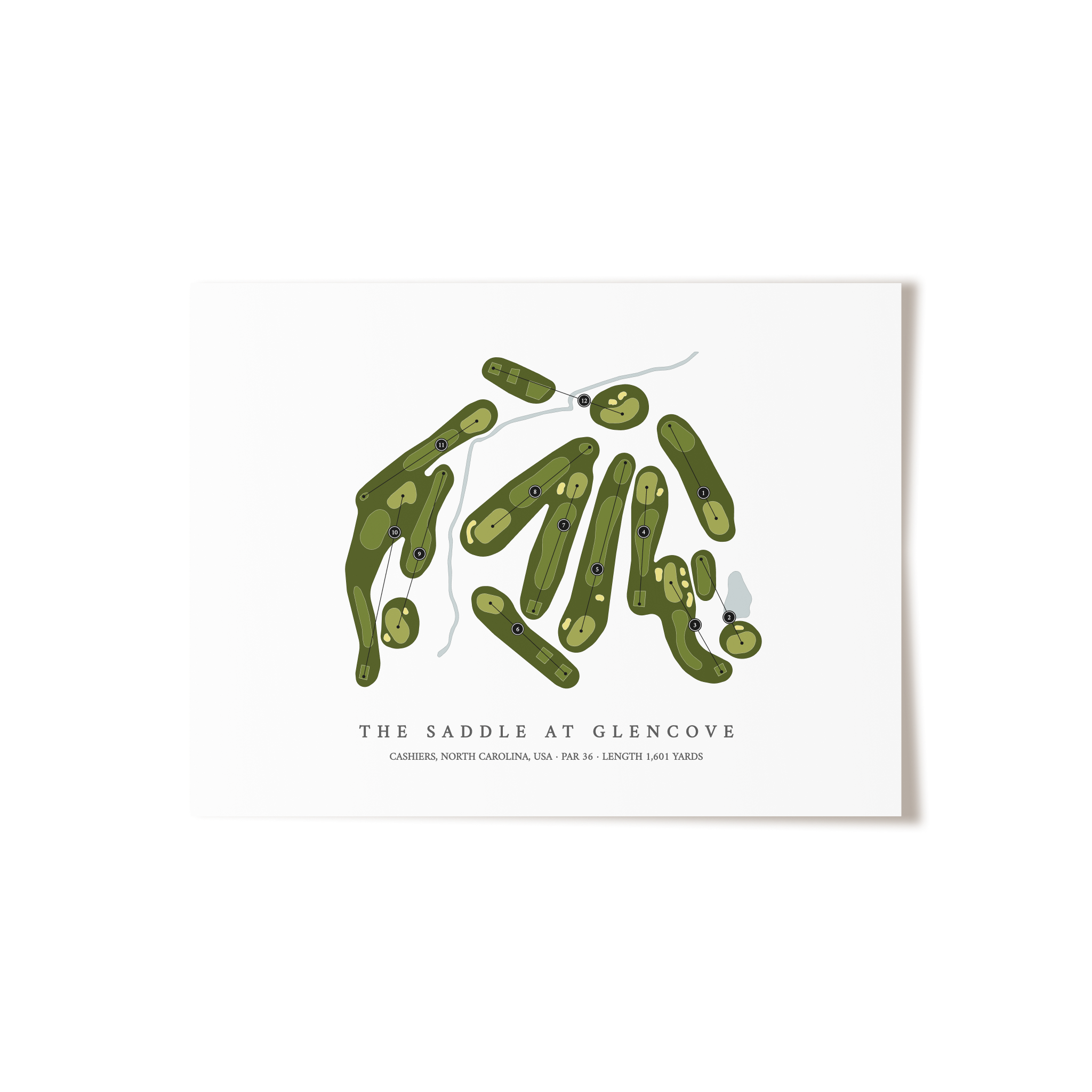 The Saddle at GlenCove | Golf Course Print | Unframed