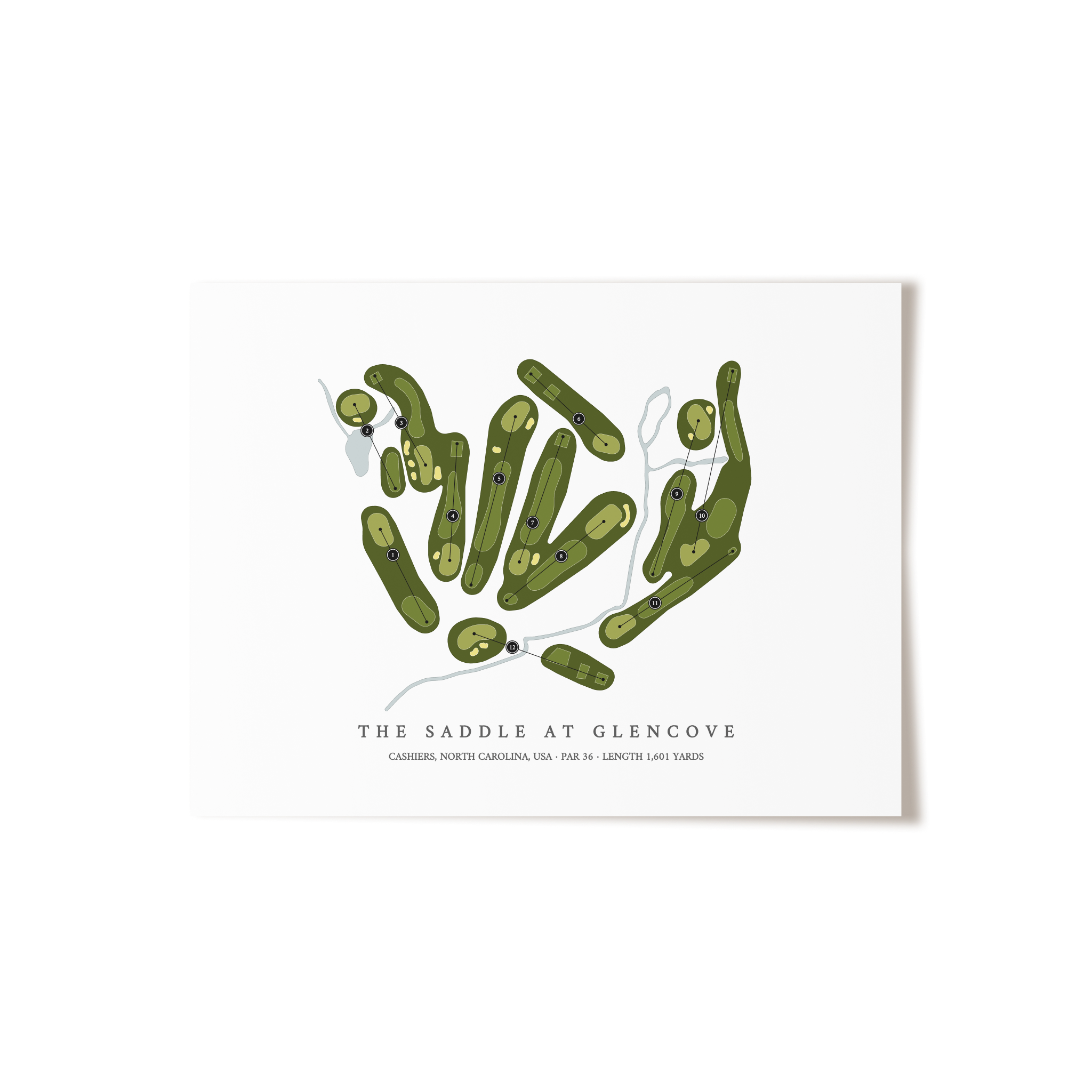 The Saddle at GlenCove | Golf Course Print | Unframed