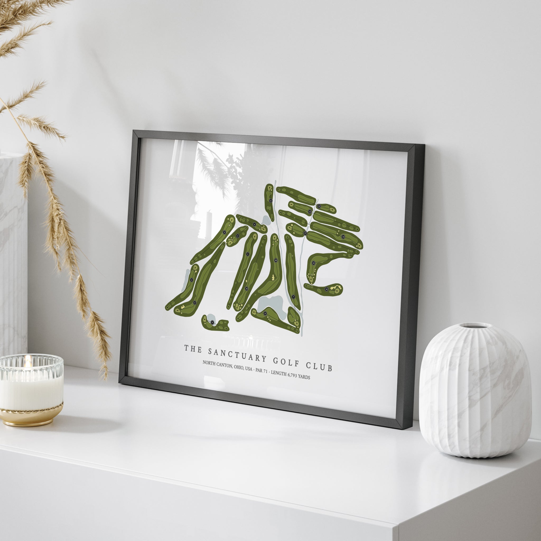 The Sanctuary Golf Club | Golf Course Map | On Table