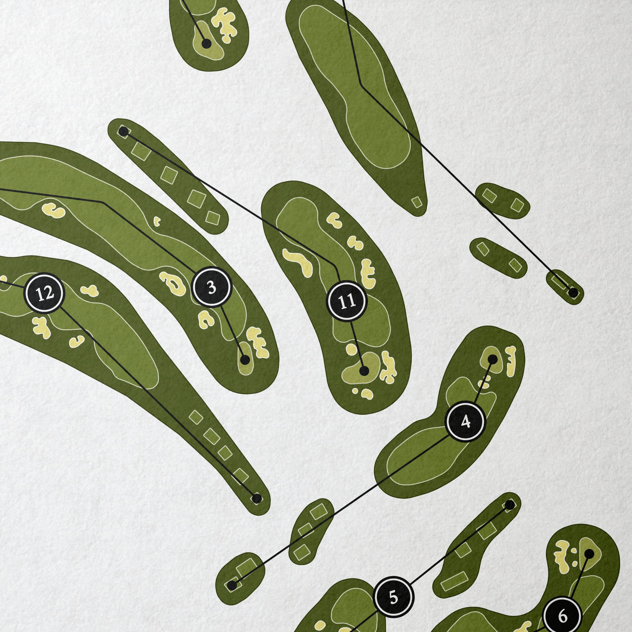 The Silverleaf Golf Club | Golf Course Map | Close+Up