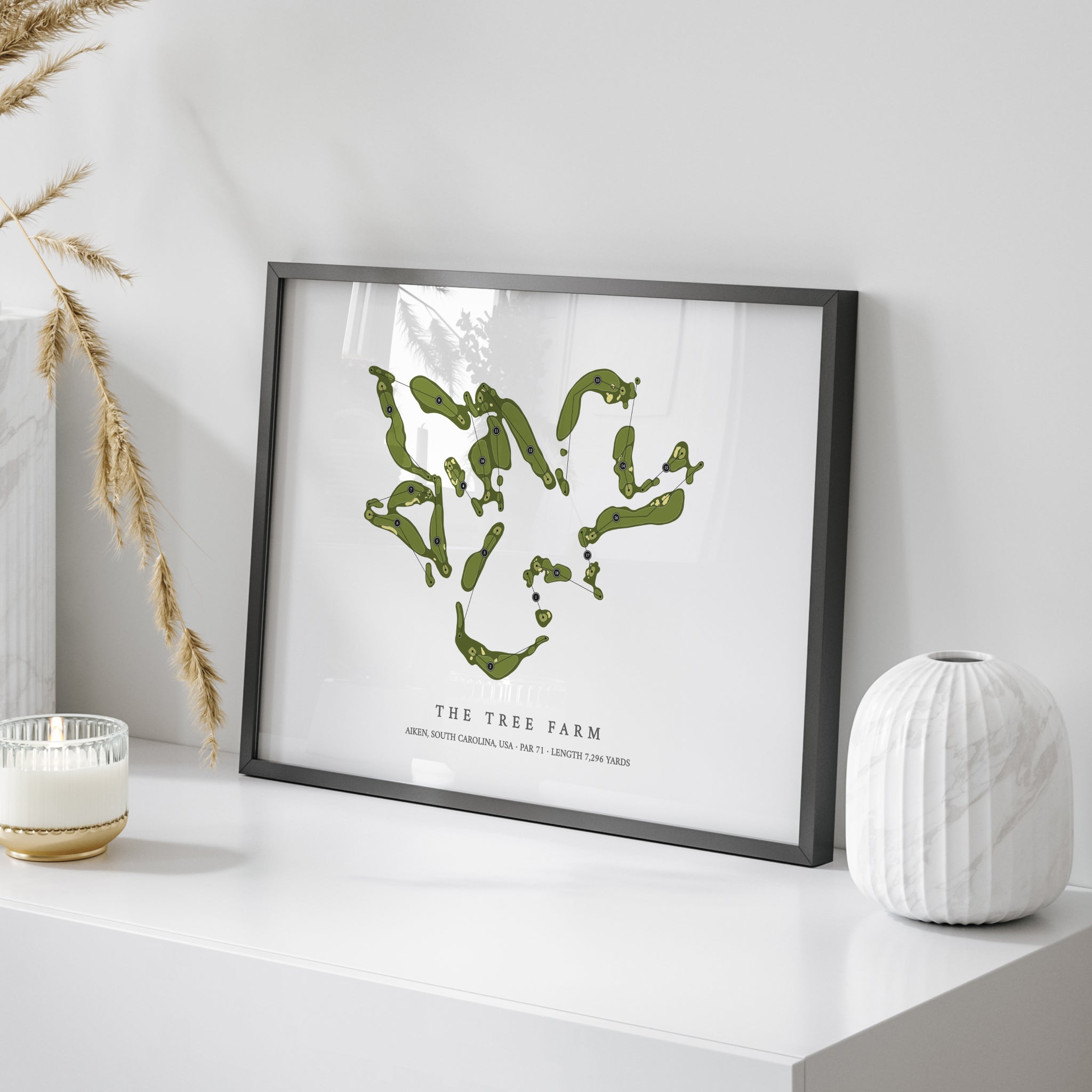 The Tree Farm | Golf Course Map | On Table