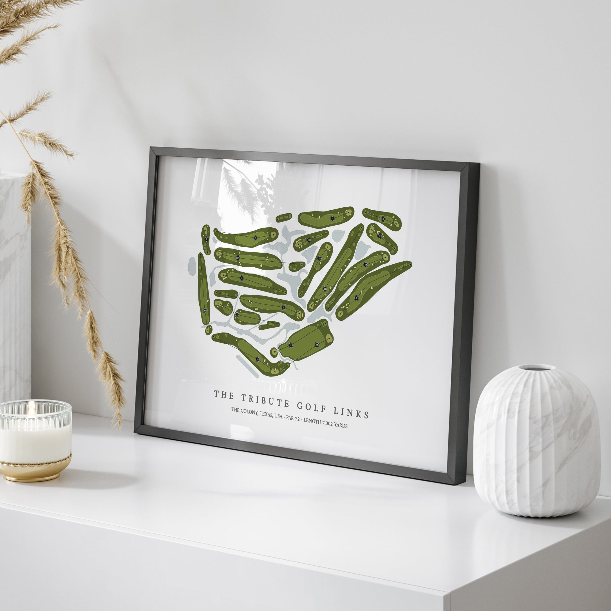 The Tribute Golf Links | Golf Course Map | On+Table