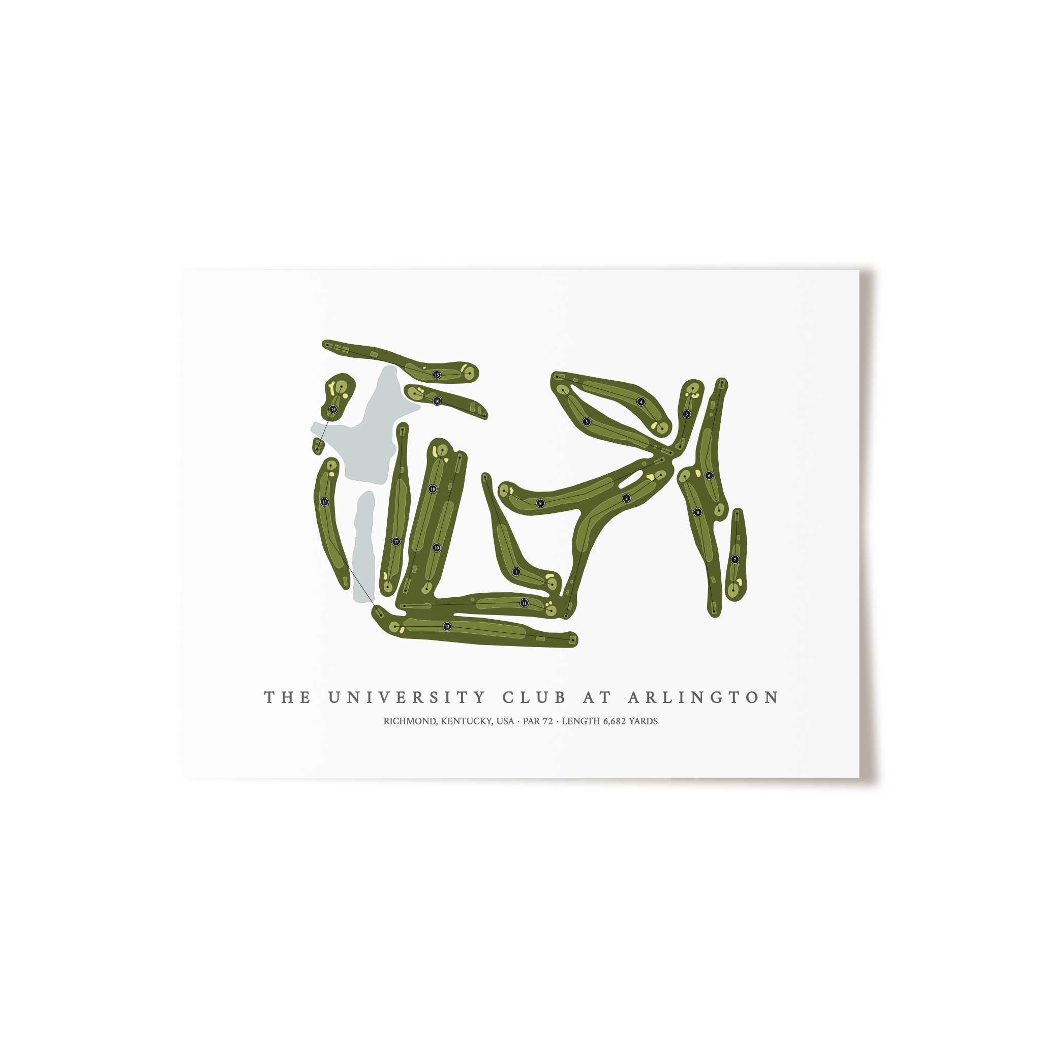 The University Club at Arlington | Golf Course Print | Unframed