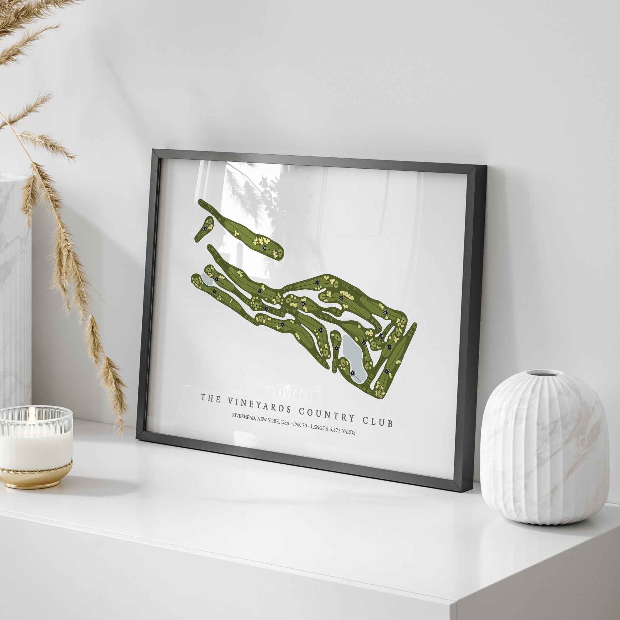 The Vineyards Country Club | Golf Course Map | On Table