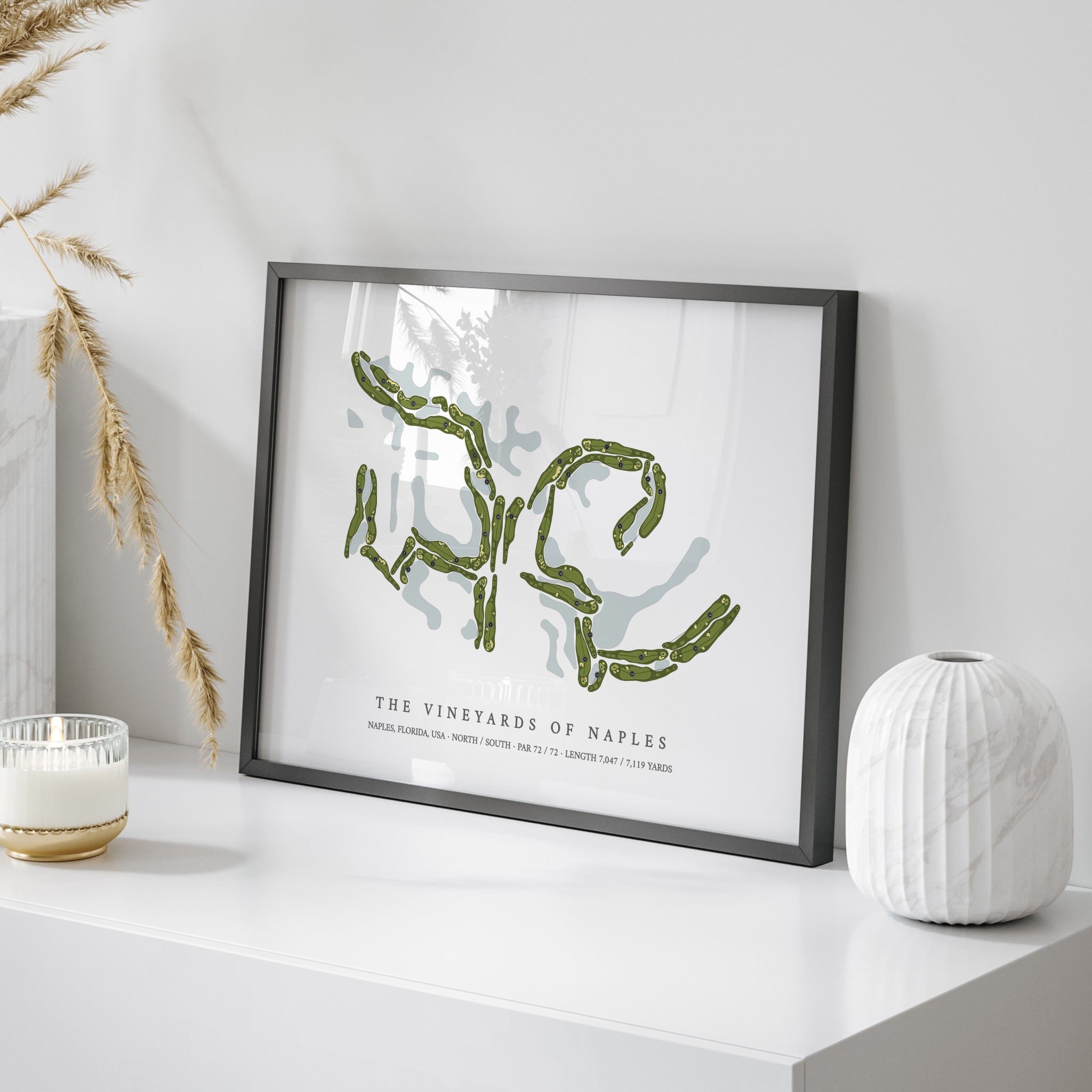 The Vineyards of Naples | Golf Course Map | On Table