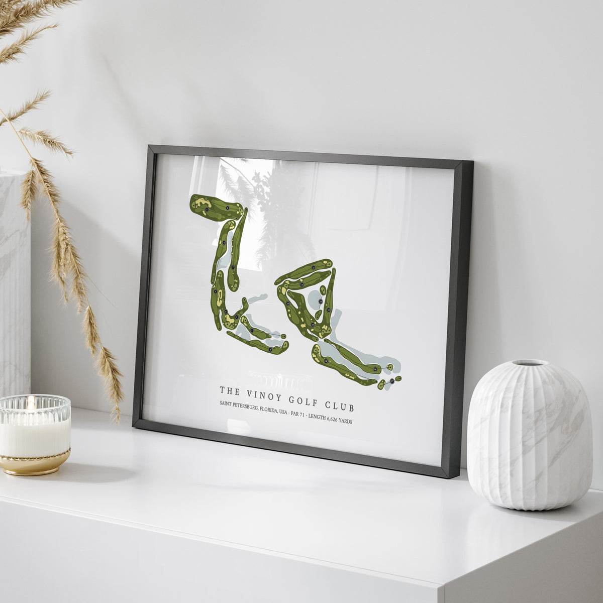 The Vinoy Golf Club | Golf Course Map | On Table