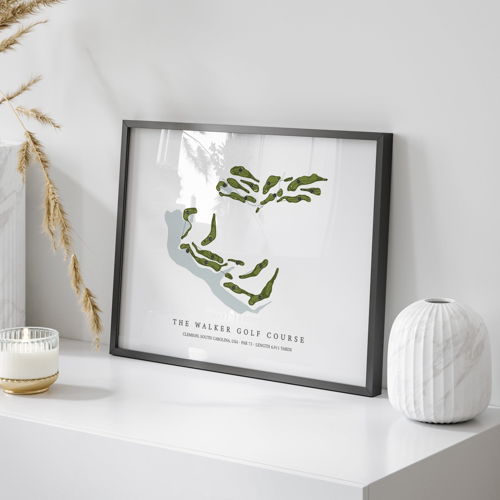 The Walker Golf Course | Golf Course Map | On Table