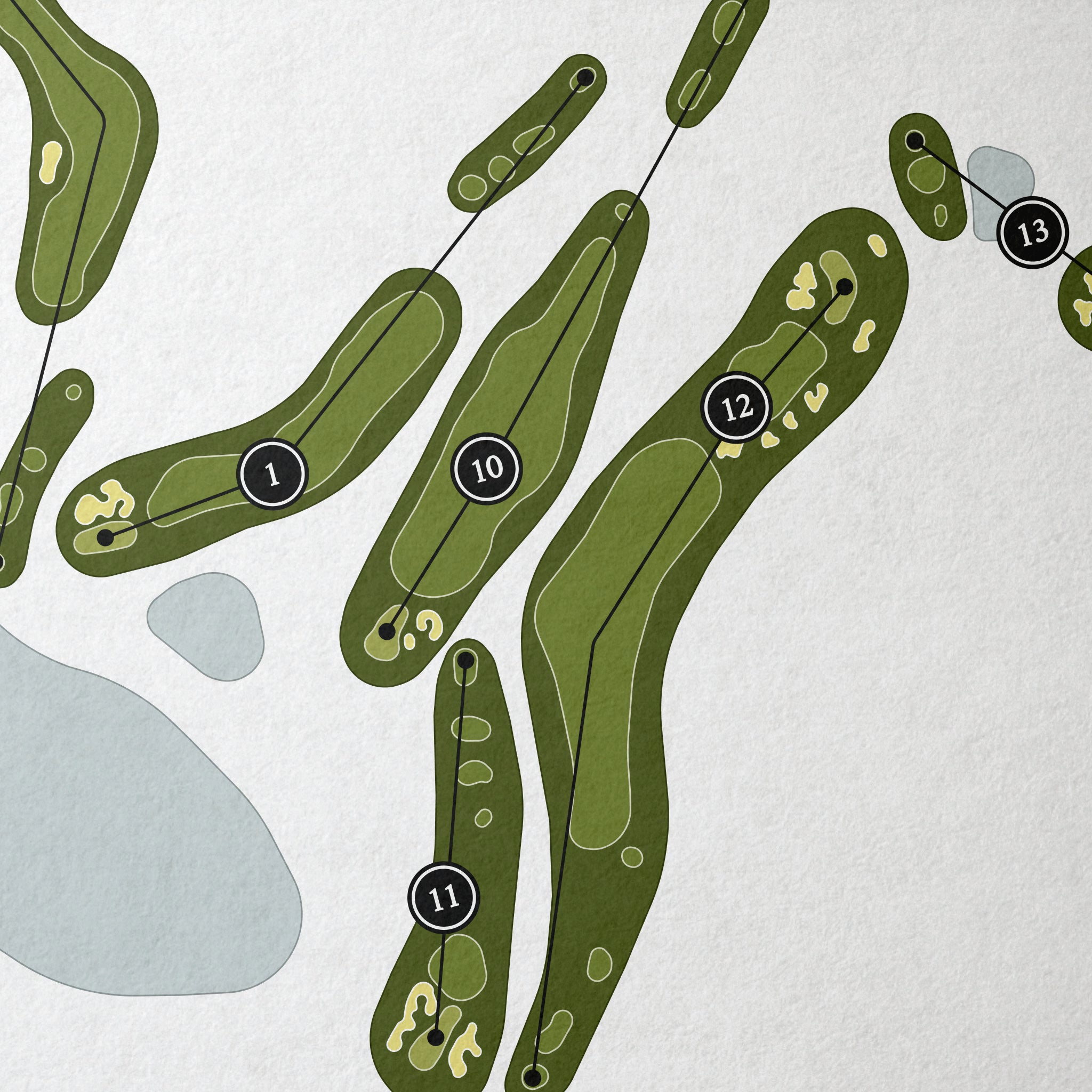 The Wilds Golf Club | Golf Course Map | Close+Up