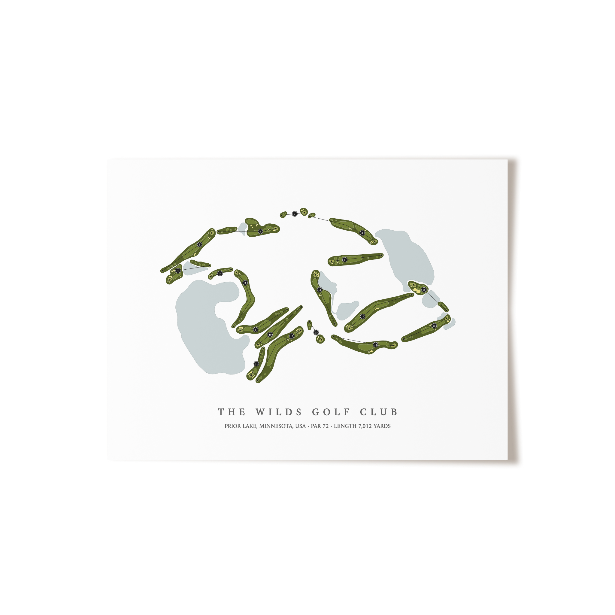 The Wilds Golf Club | Golf Course Print | Unframed