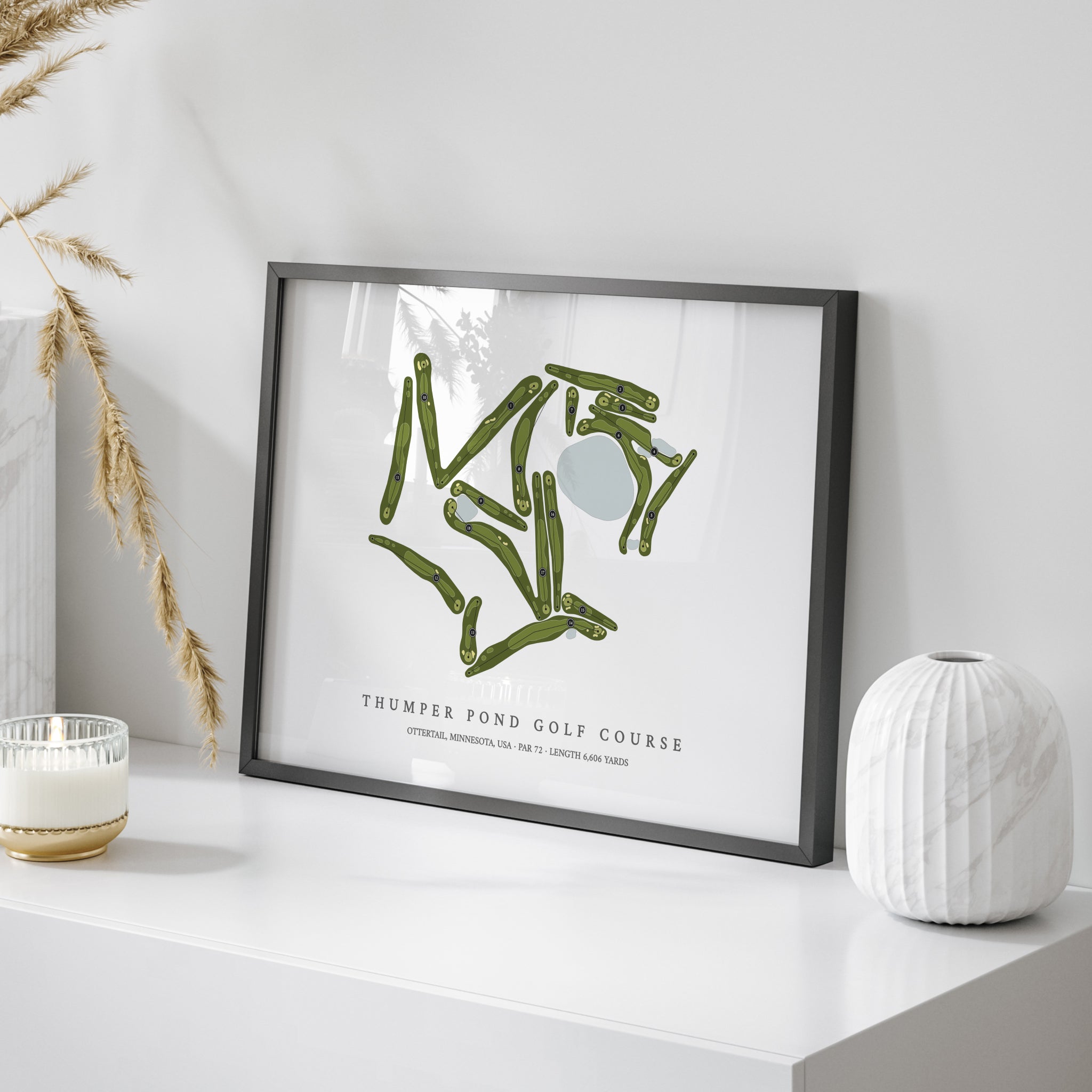 Thumper Pond Golf Course | Golf Course Map | On+Table