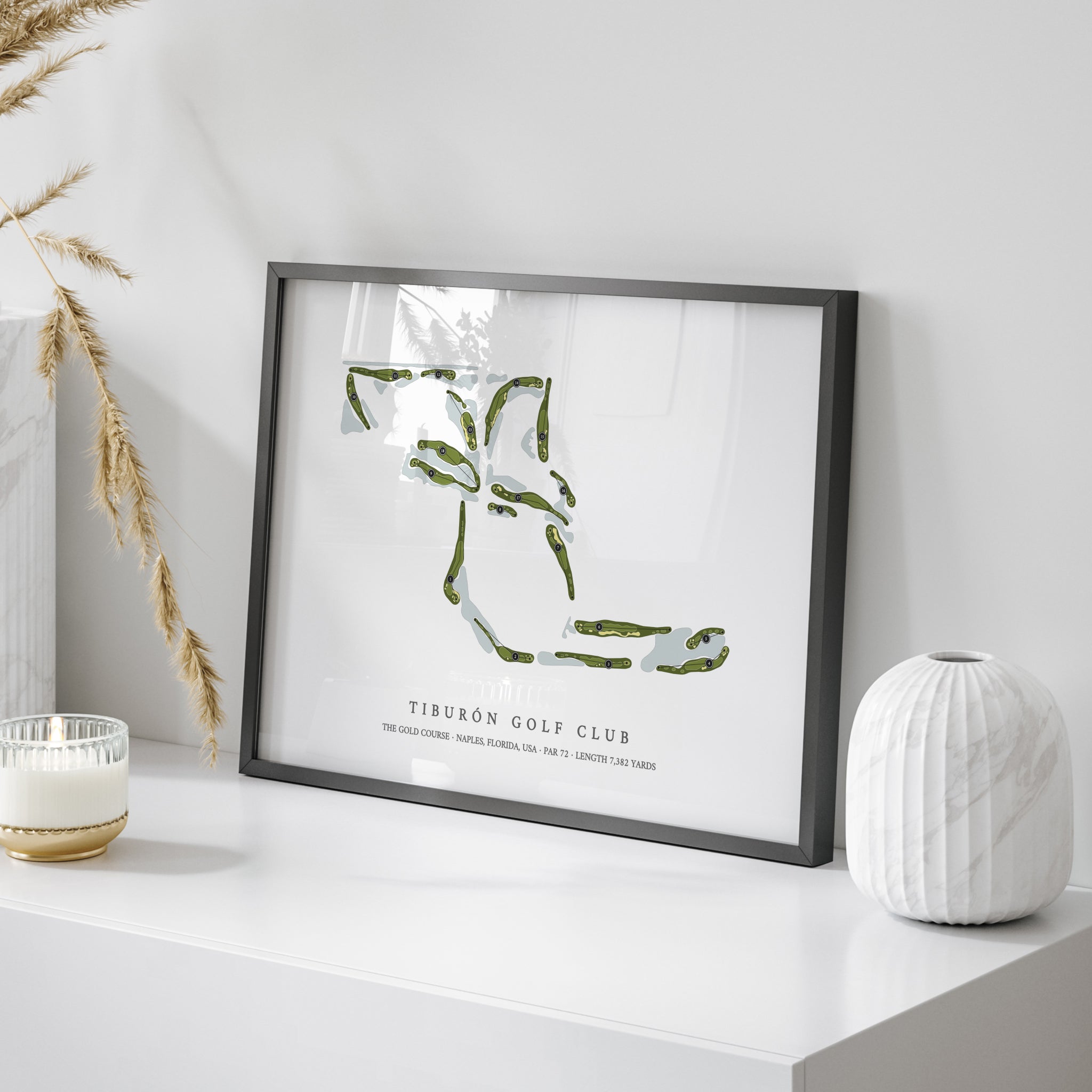 Tiburon Golf Club - The Gold Course | Golf Course Map | On Table