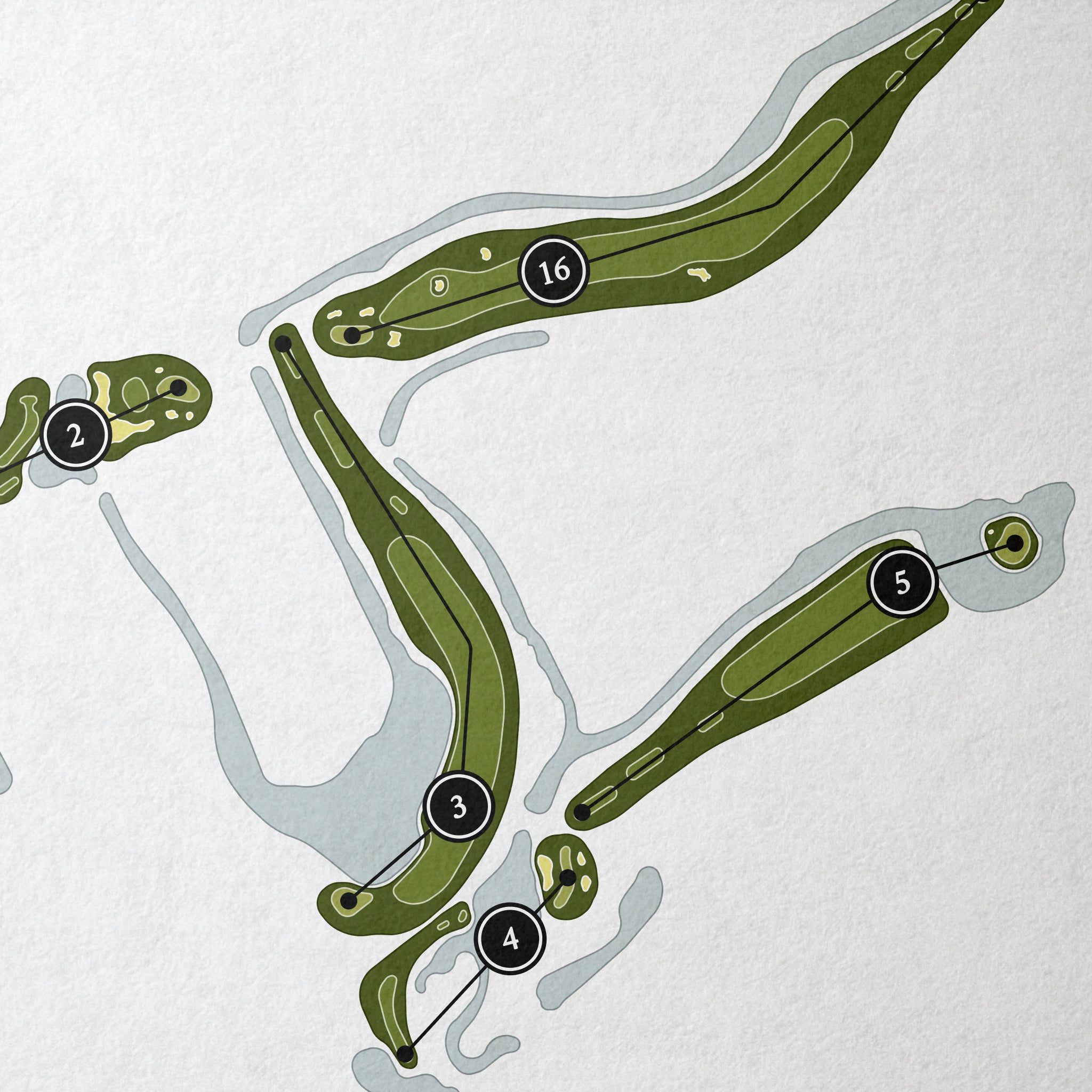 Tiger Point Golf Club | Golf Course Map | Close+Up
