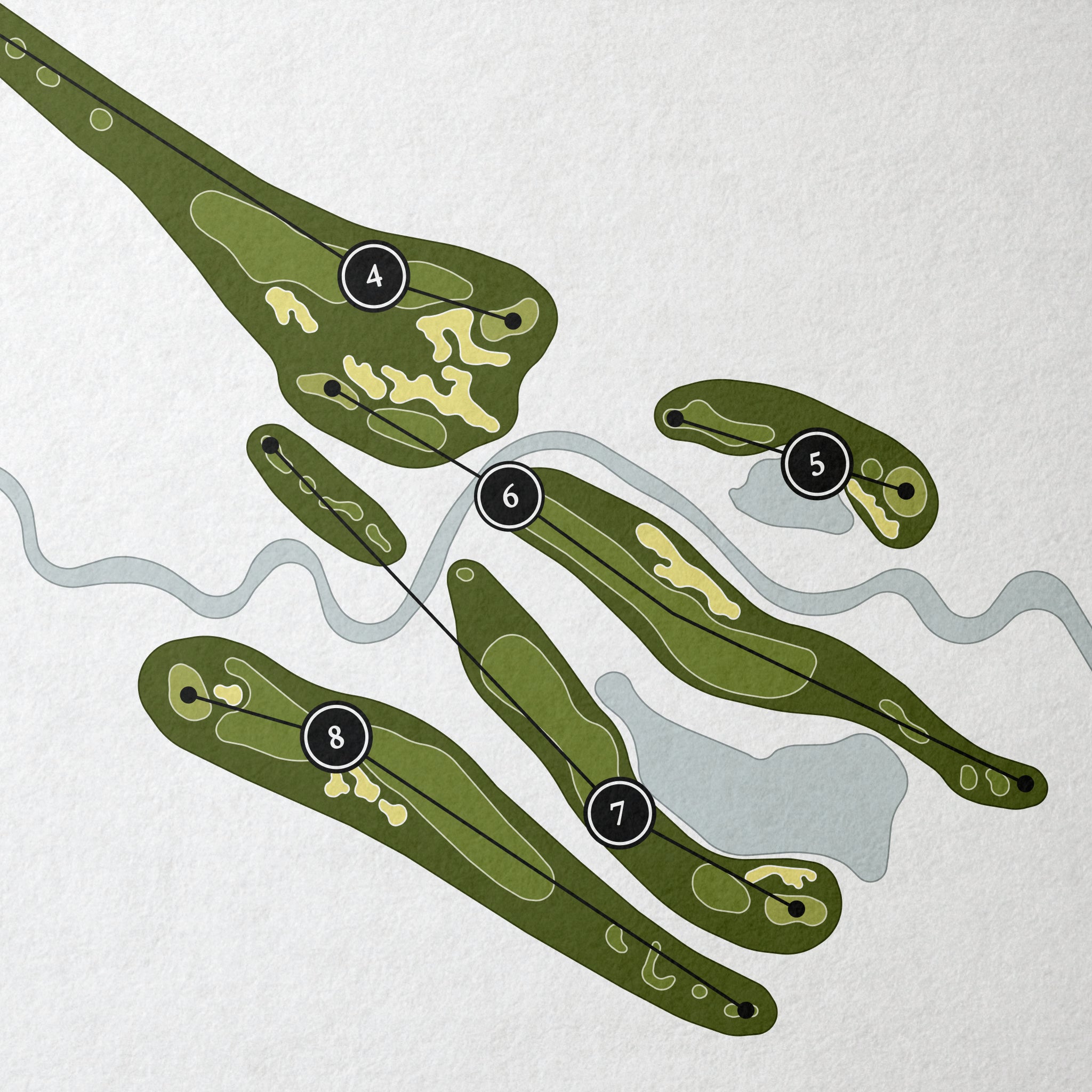 Timarron Country Club | Golf Course Map | Close+Up