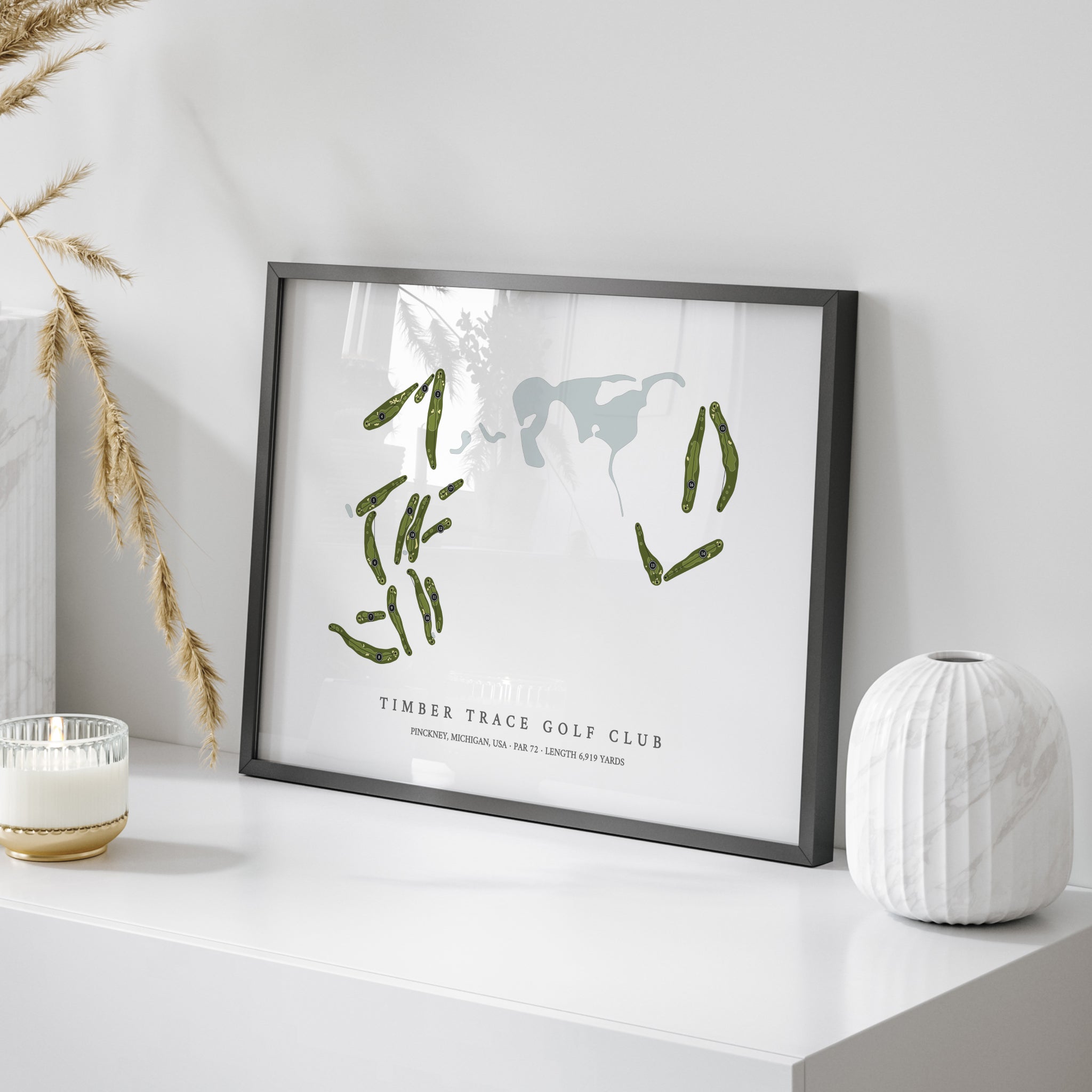 Timber Trace Golf Club | Golf Course Map | On Table