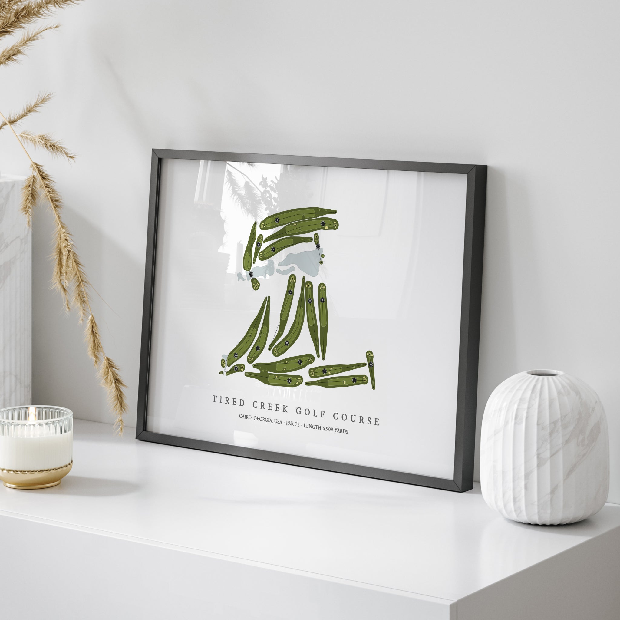 Tired Creek Golf Course | Golf Course Map | On+Table