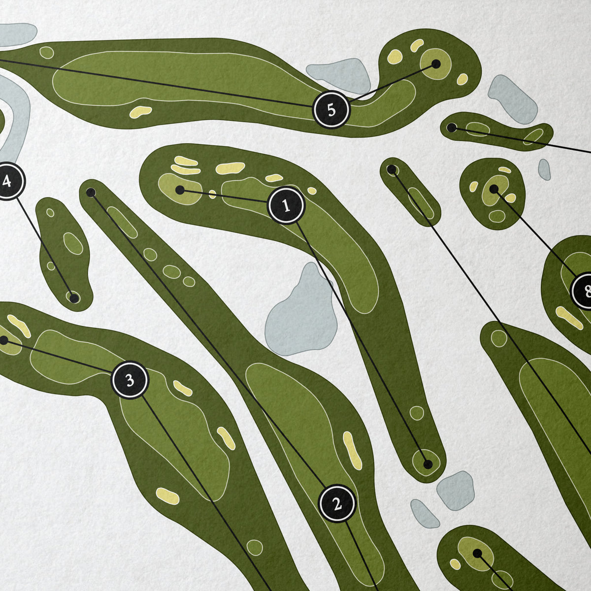 Toddy Brook Golf Course | Golf Course Map | Close Up