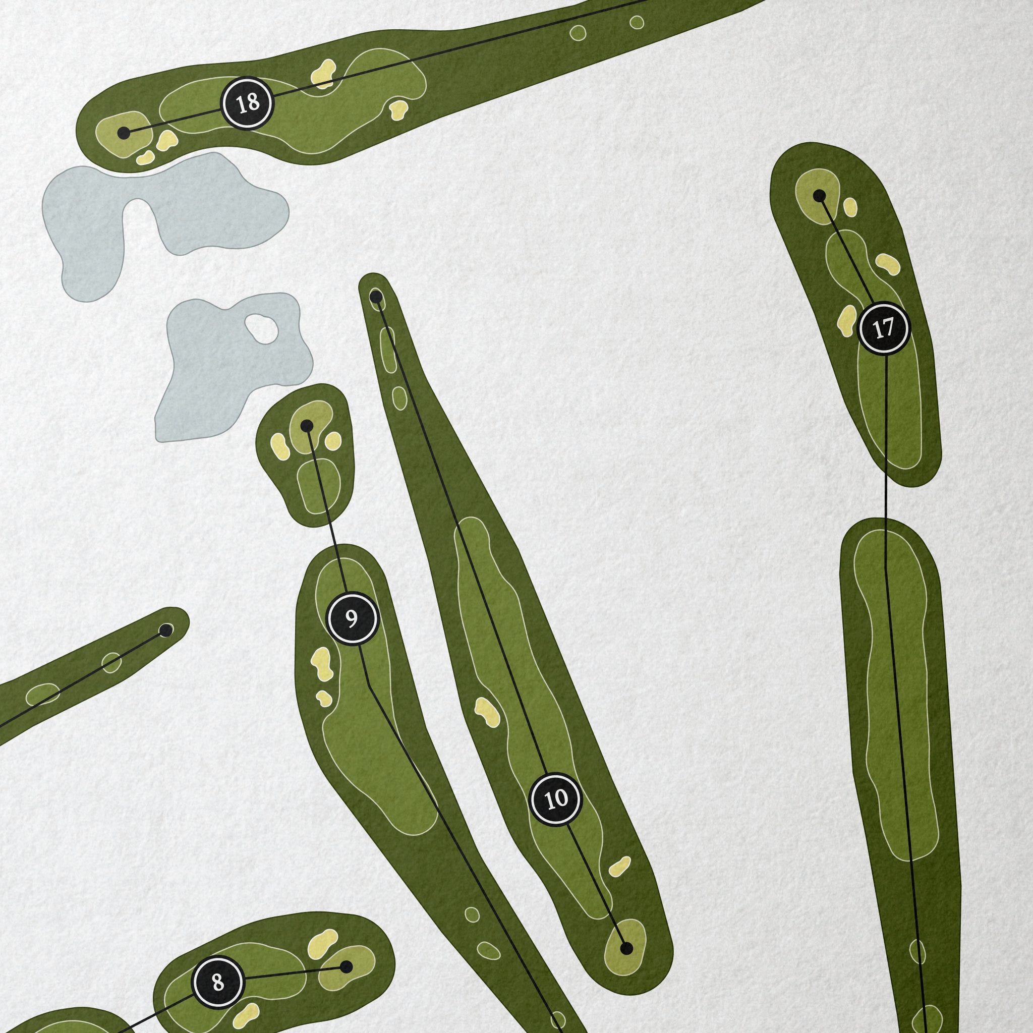 Tonto Verde Golf Club - Peaks Course | Golf Course Print | Close+Up