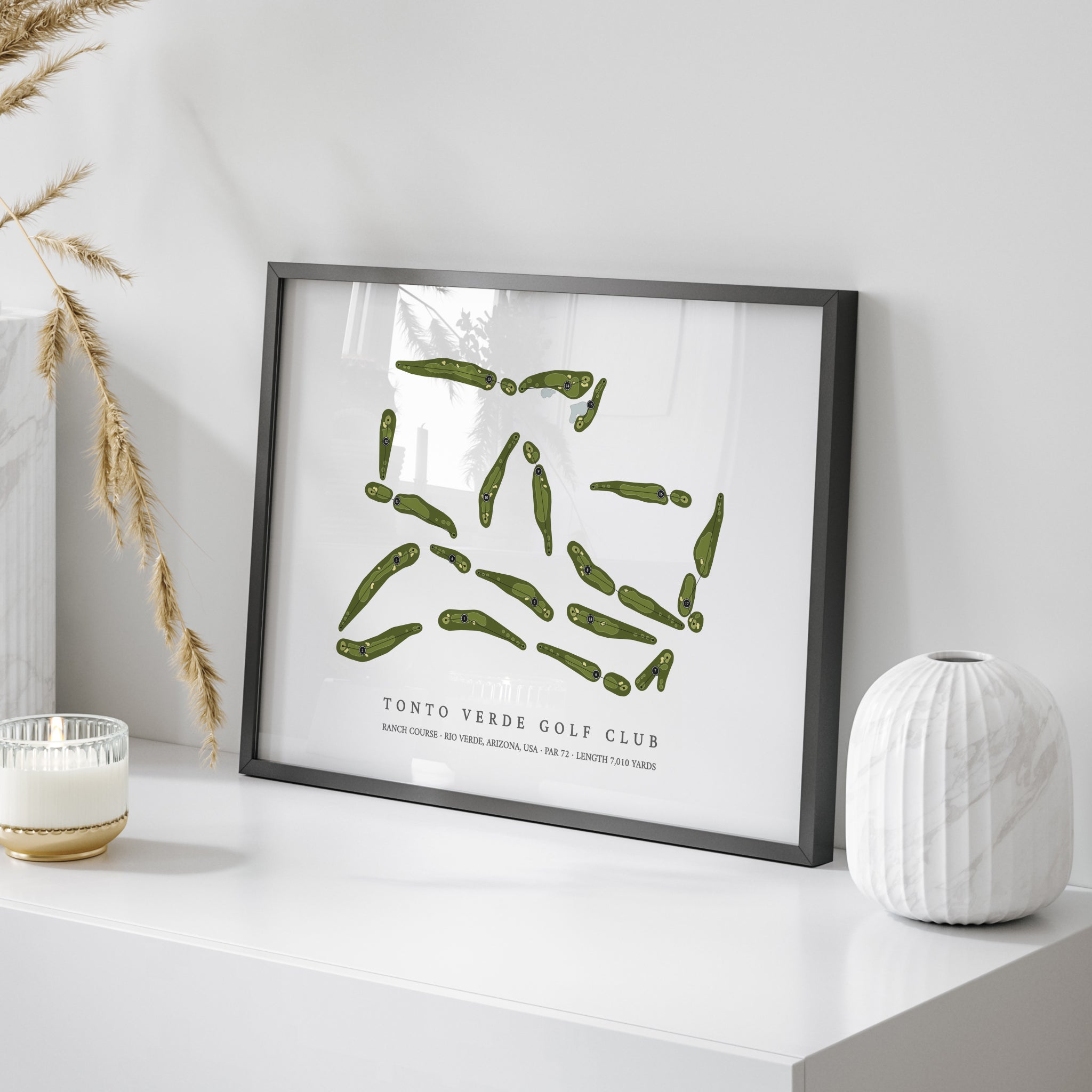 Tonto Verde Golf Club - Ranch Course | Golf Course Print | On+Table