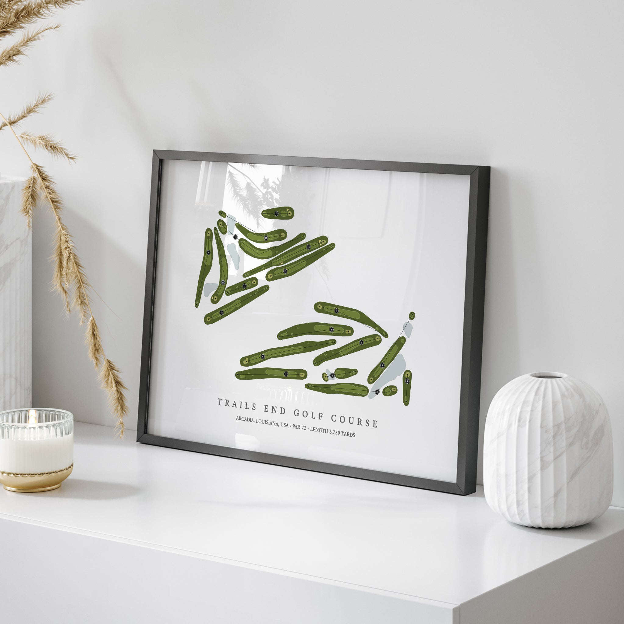 Trails End Golf Course | Golf Course Map | On+Table