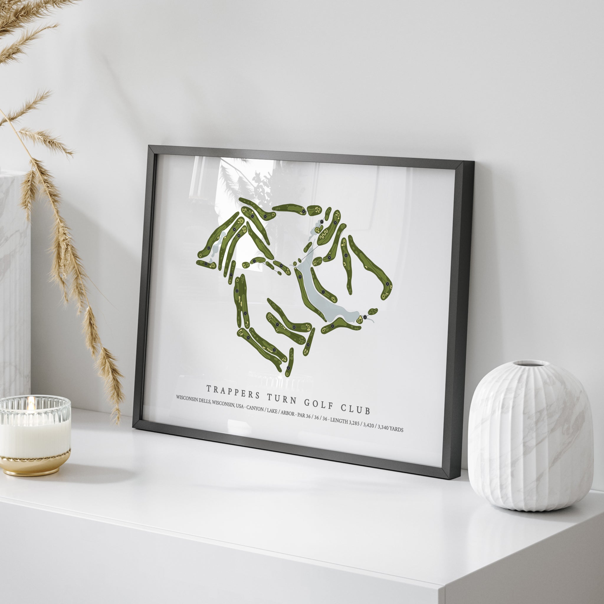 Trappers Turn Golf Club | Golf Course Map | On+Table