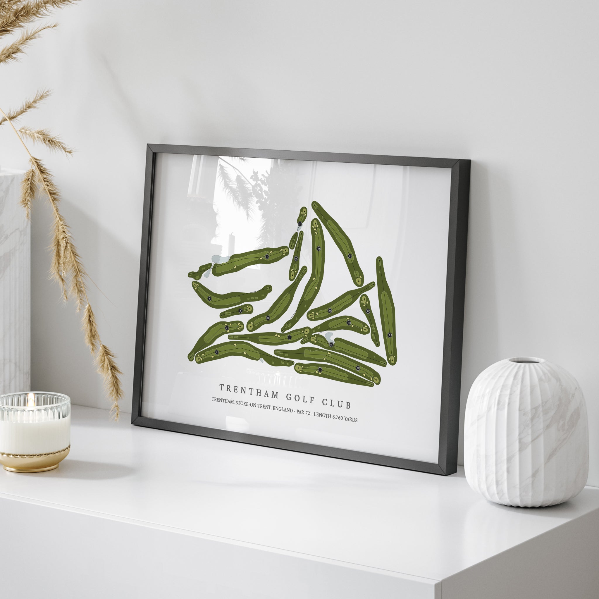 Trentham Golf Club | Golf Course Map | On Table